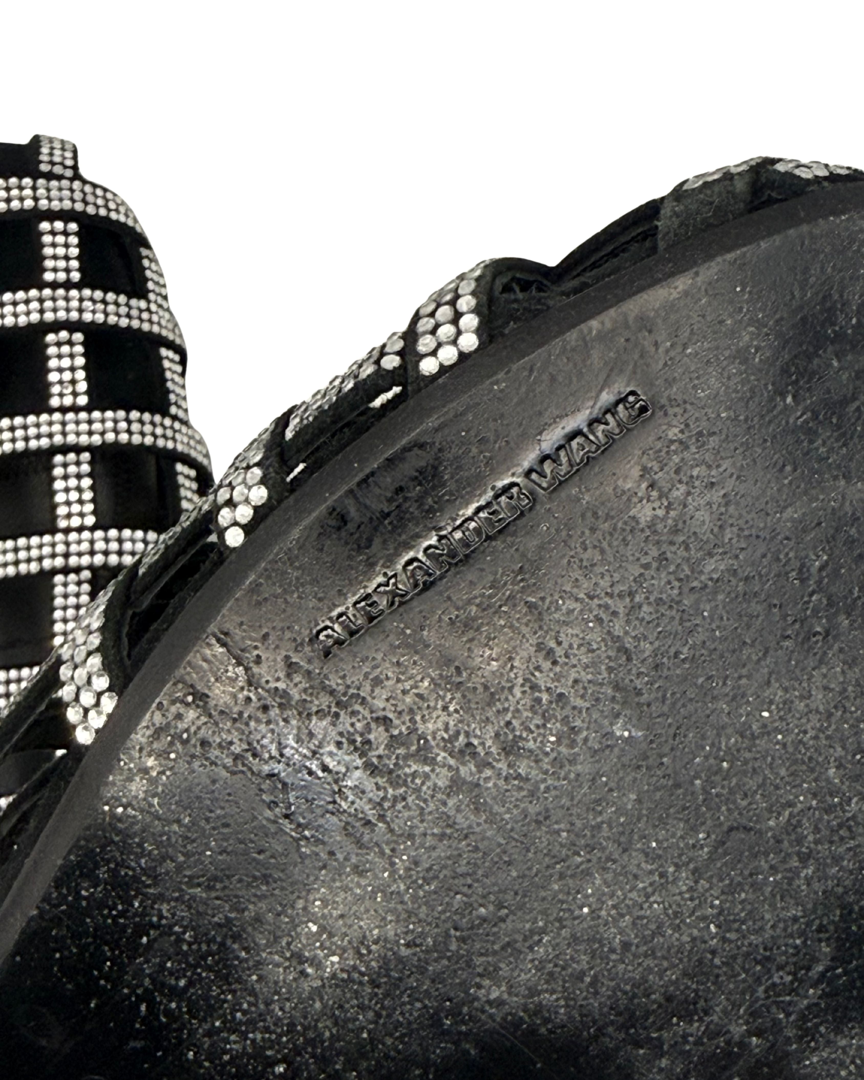 Fall 2018 Alexander Wang Crystal Sandals