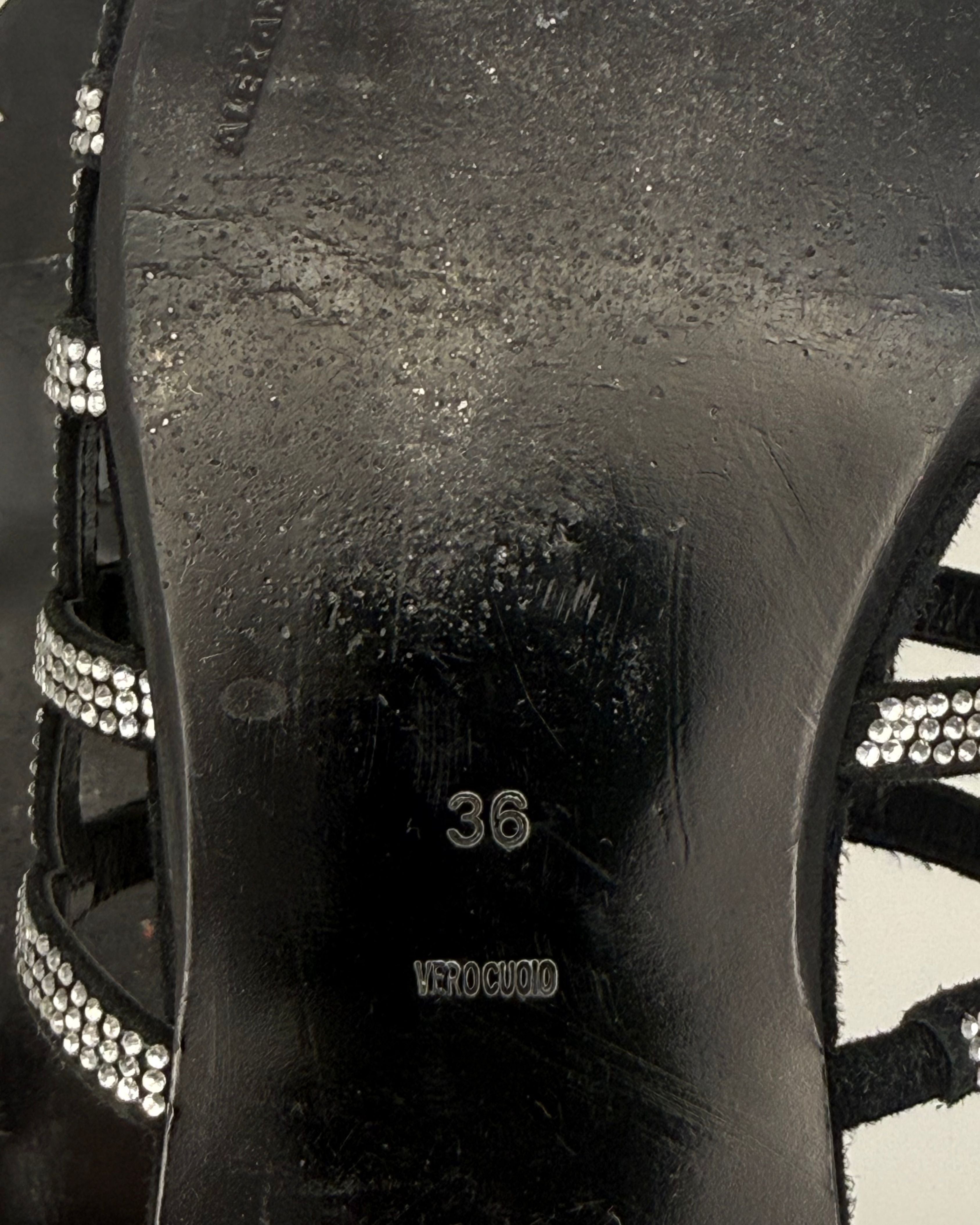 Fall 2018 Alexander Wang Crystal Sandals