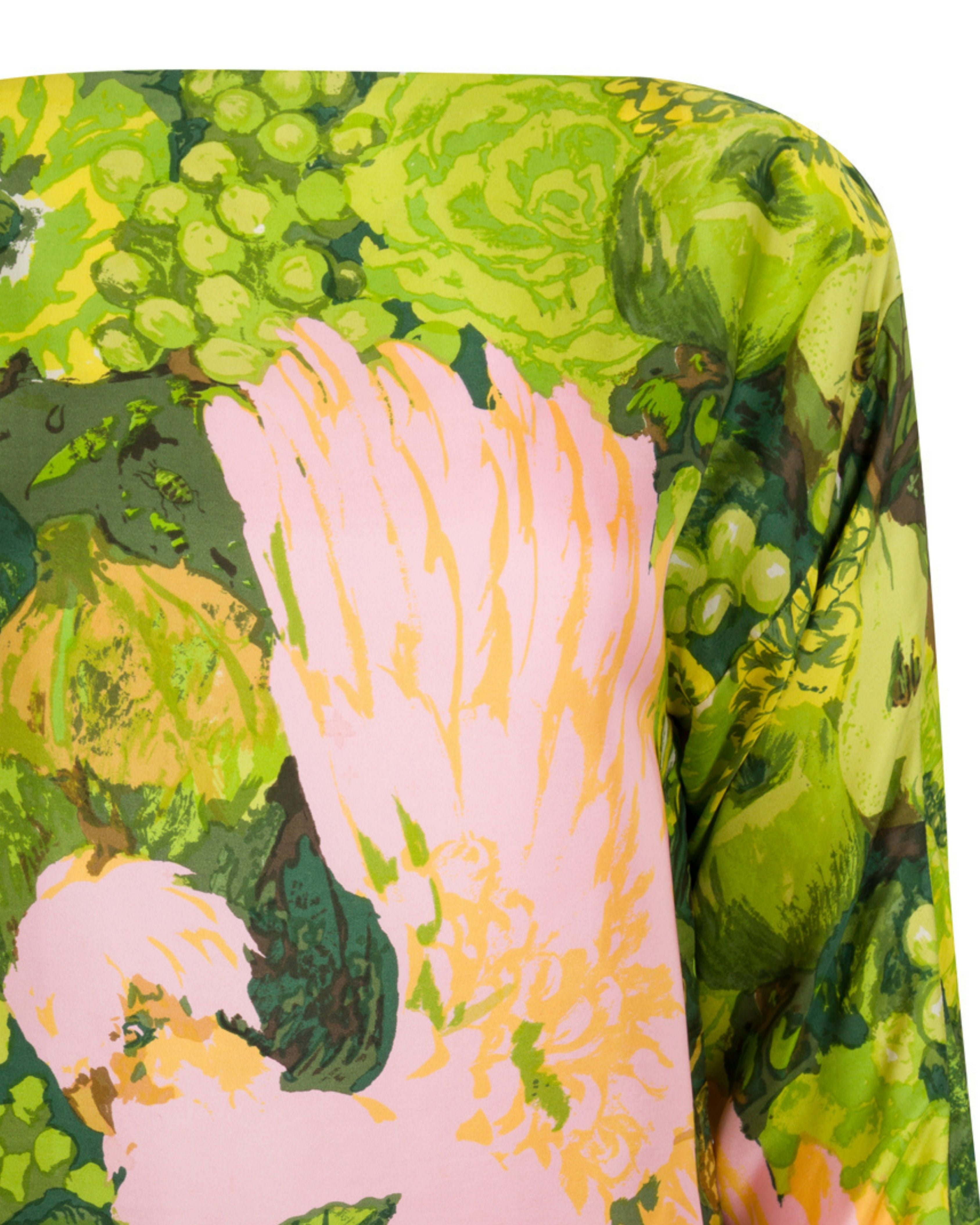 1960s Falconetto Grape Print Mini Dress