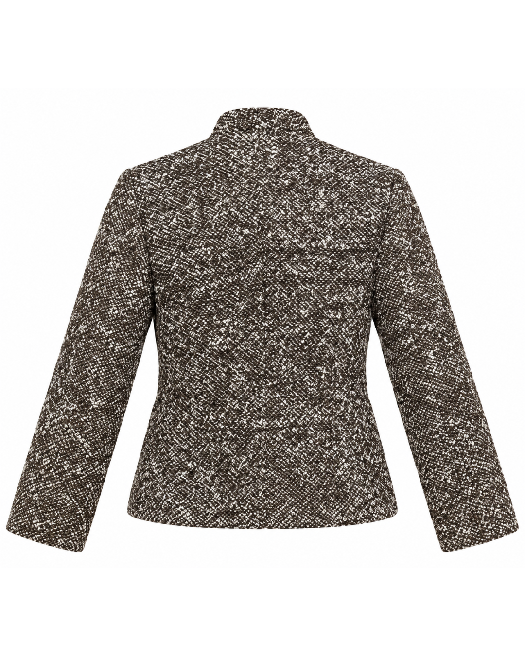 1950s Janet Sloane Brown and White Tweed Suit Set