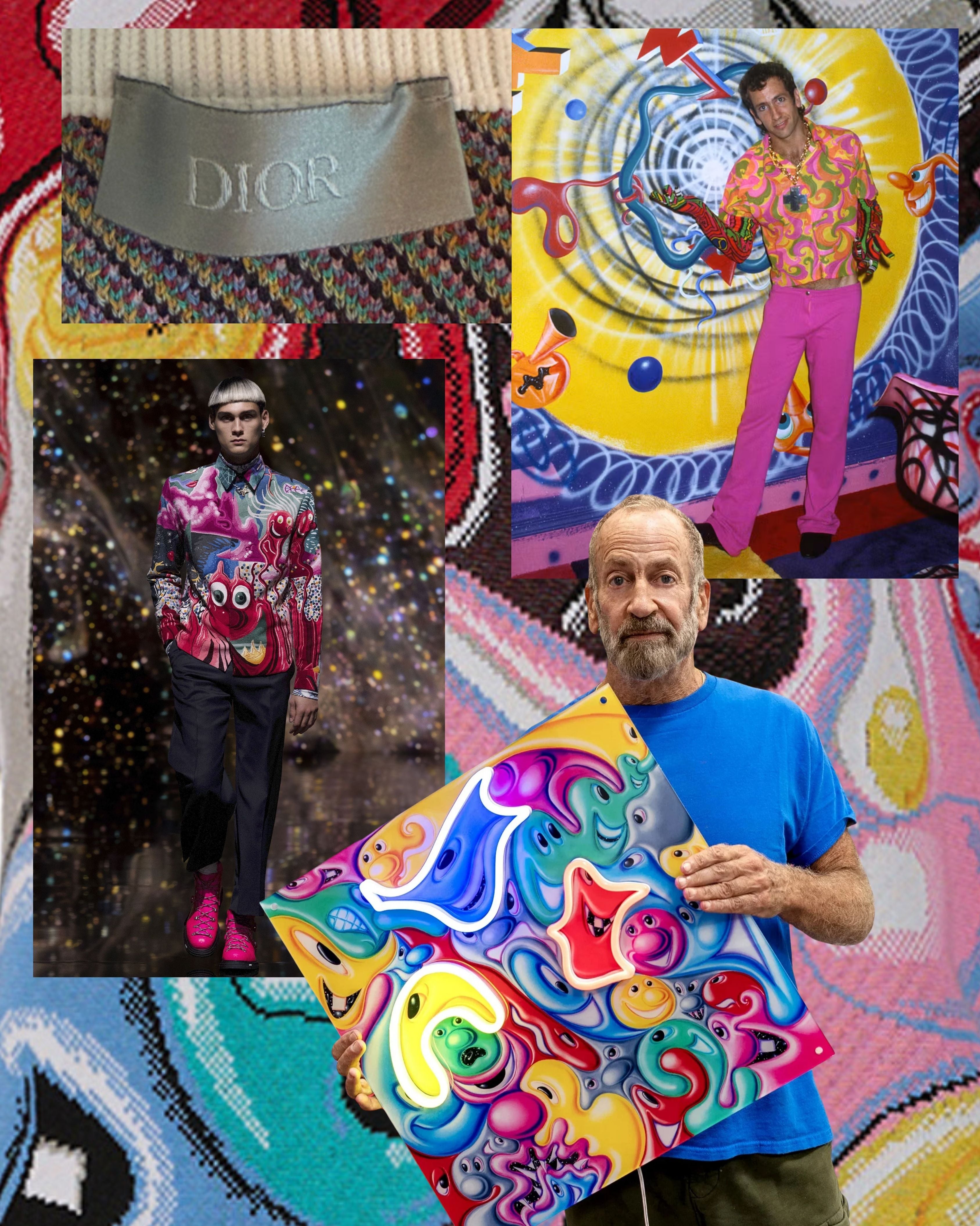 Pre-Fall 2021 Dior x Kenny Scharf Pullover