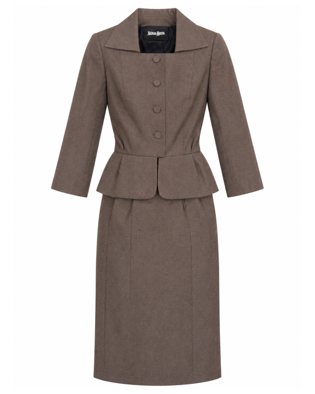 1950s Neiman Marcus Brown Suit Set