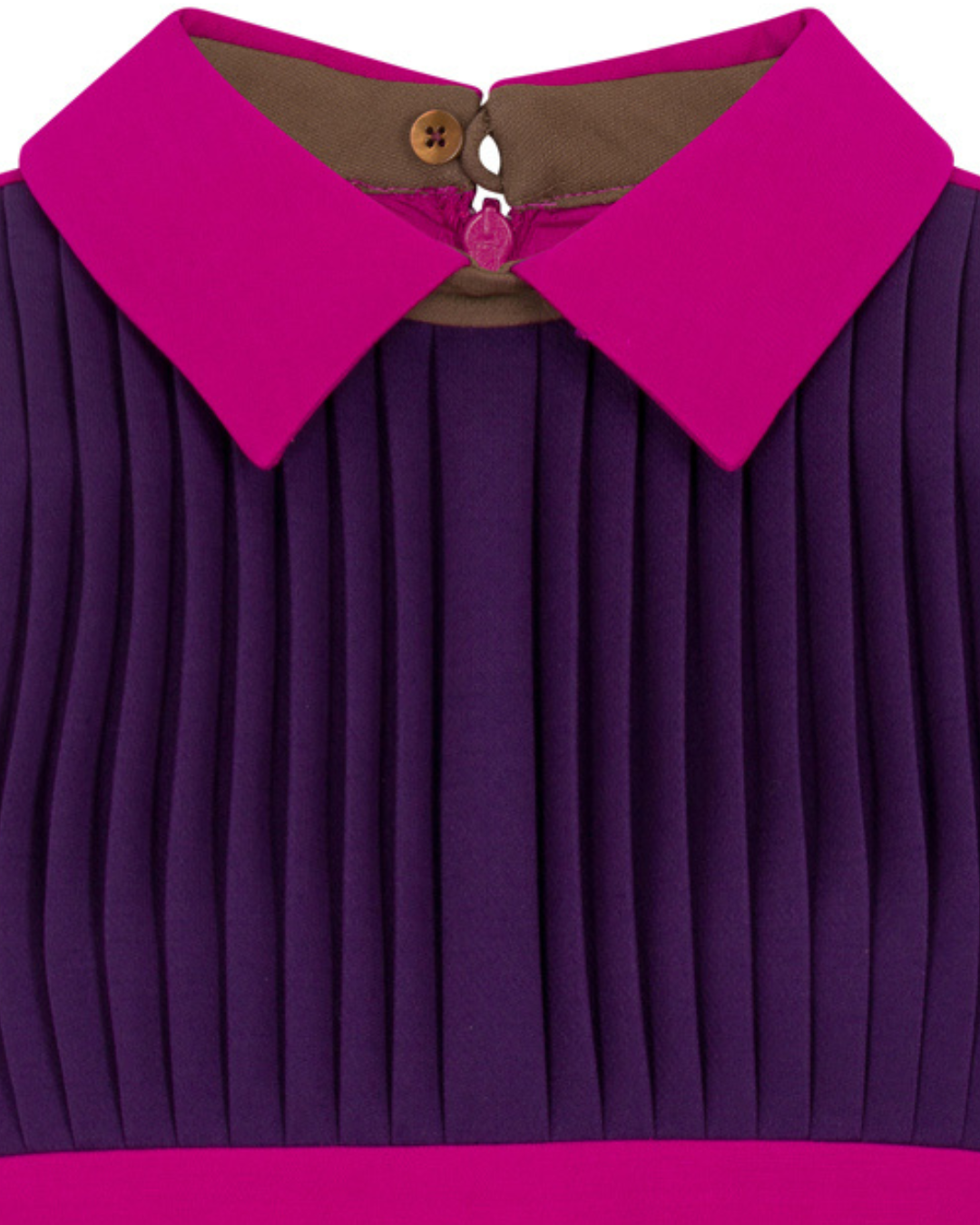 2010s Valentino Magenta and Purple Mini Dress