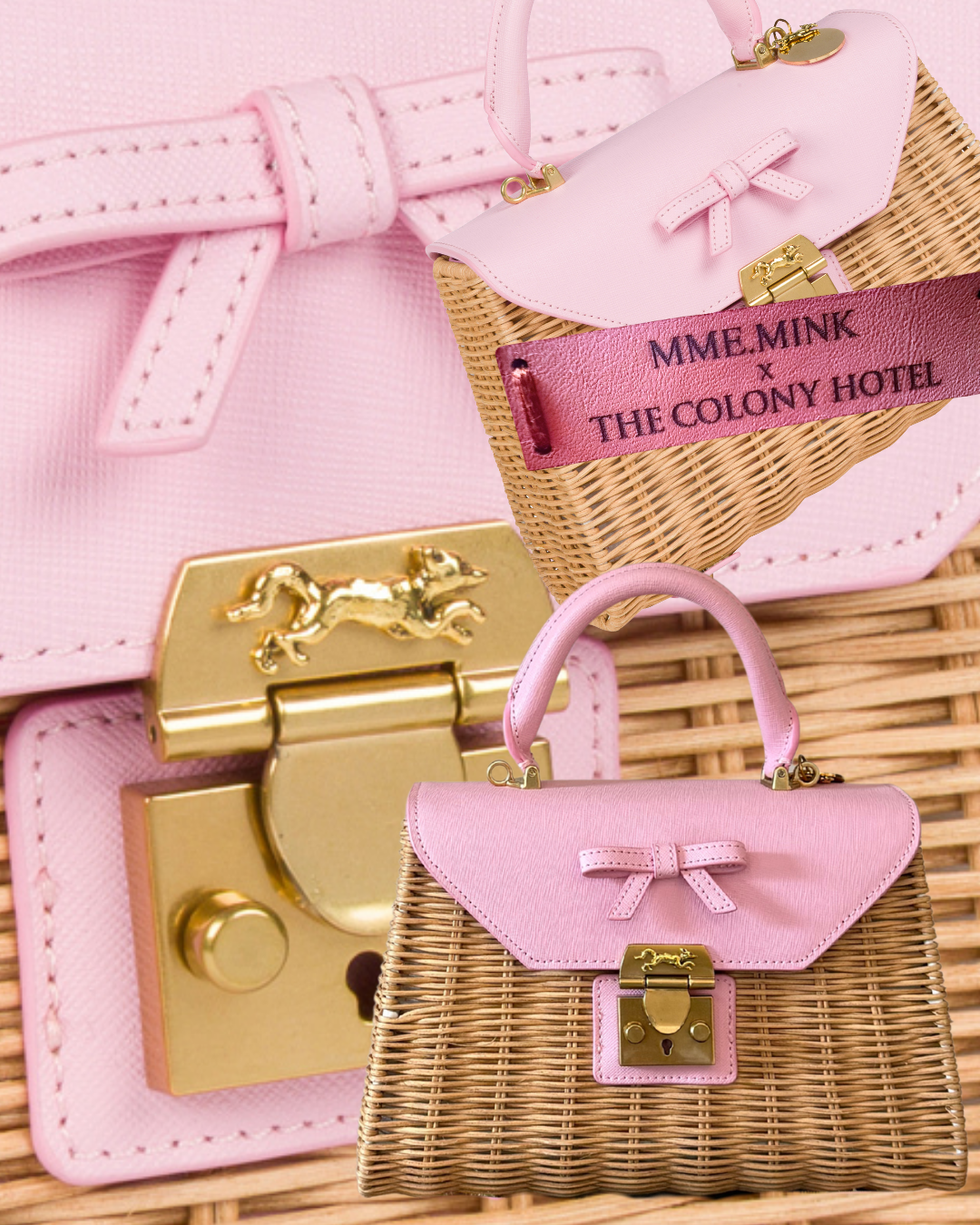 2025 MME.Mink x The Colony Wicker Bag