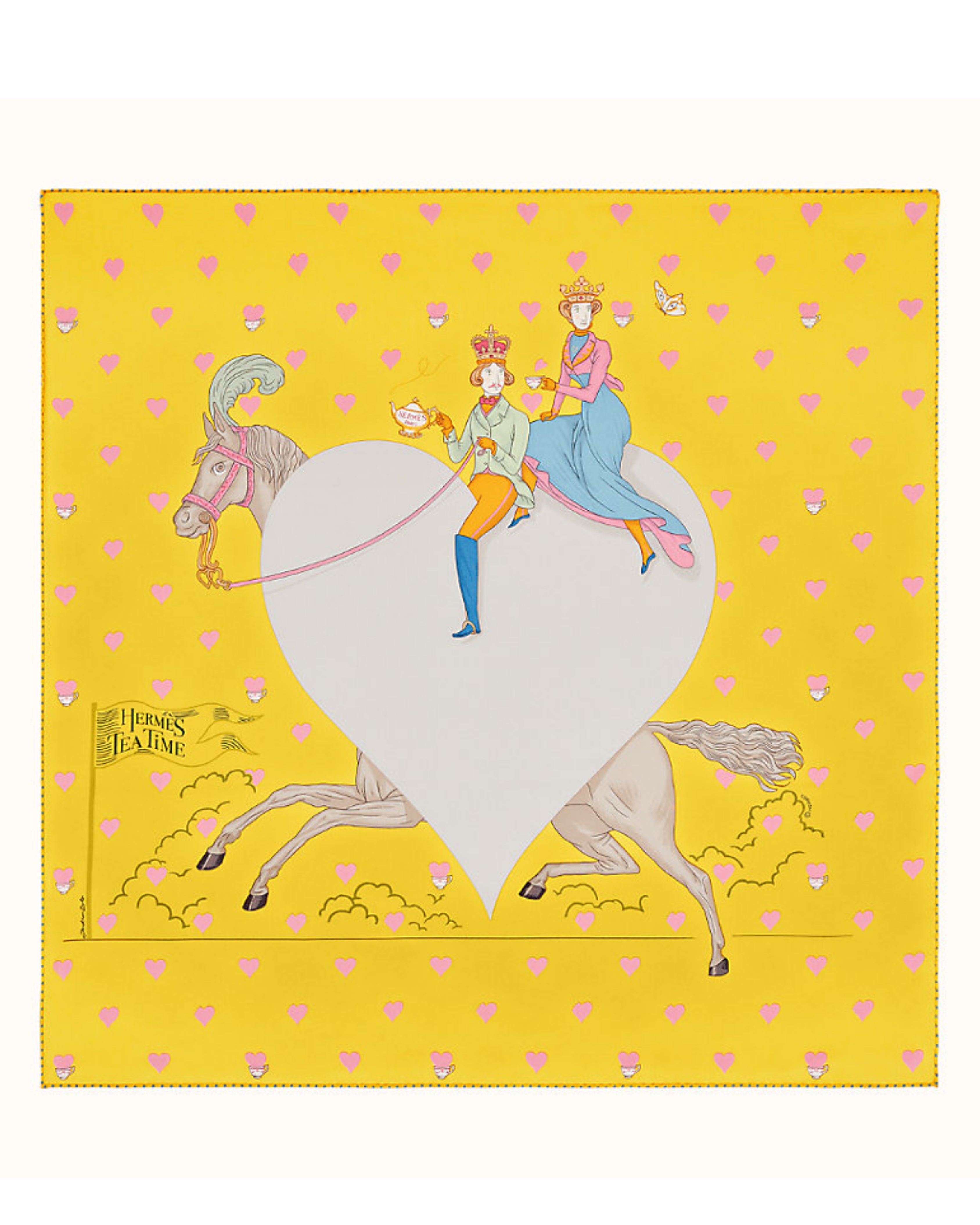 Fall 2021 Hermès Tea Time Carré 70 Scarf