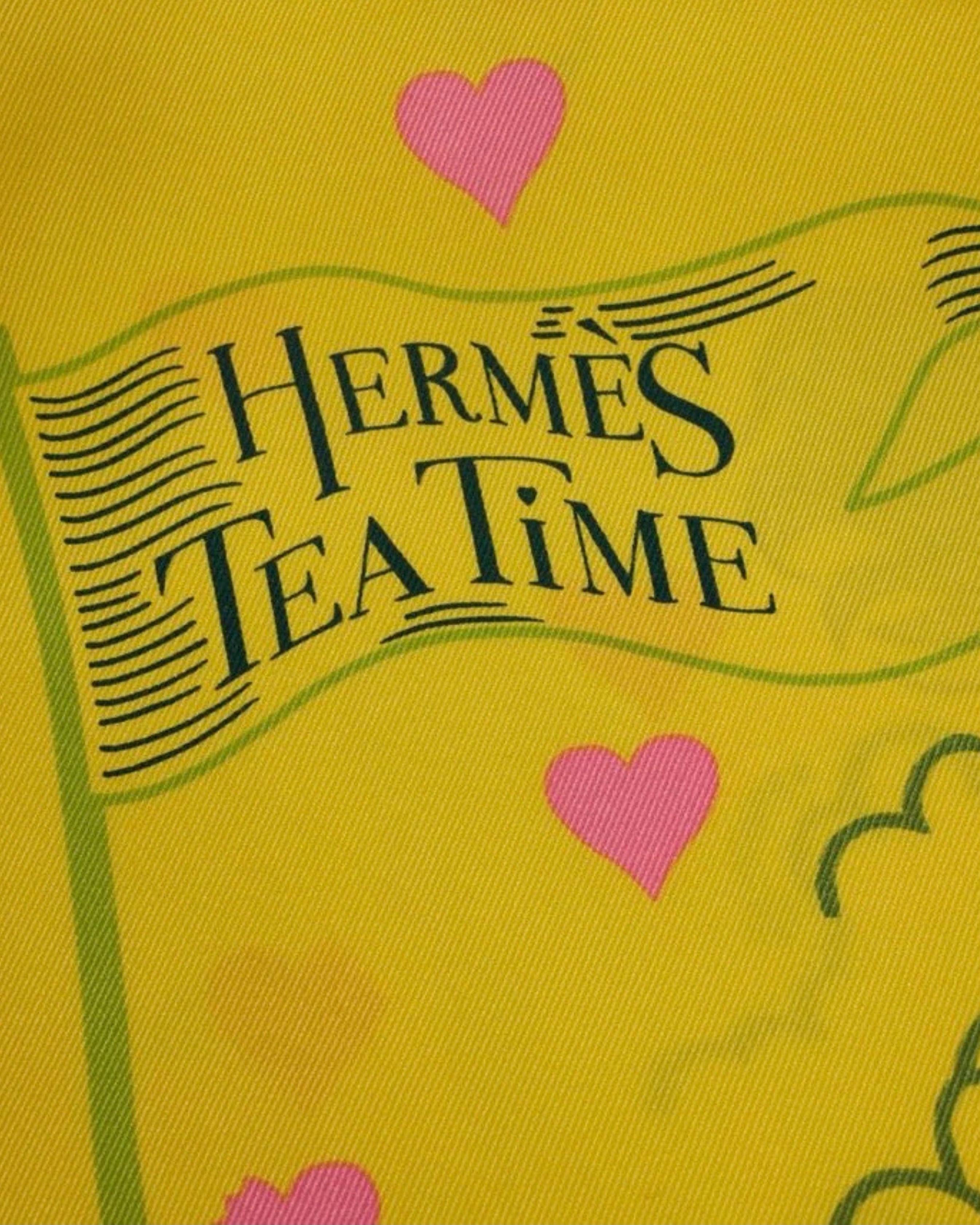 Fall 2021 Hermès Tea Time Carré 70 Scarf