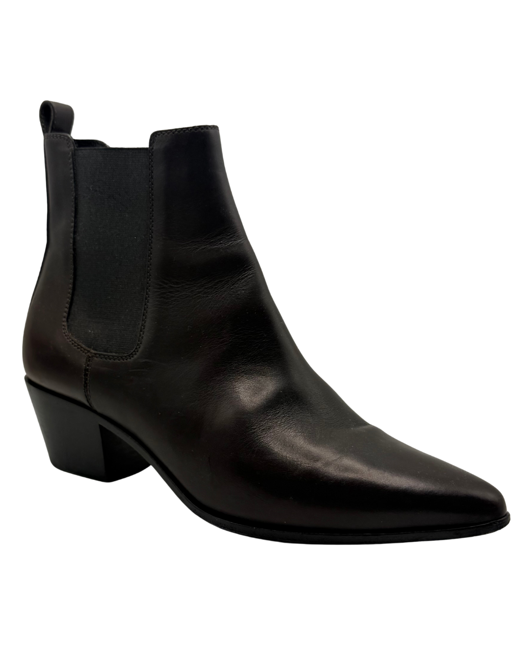 2020s Saint Laurent Chocolate Brown Booties