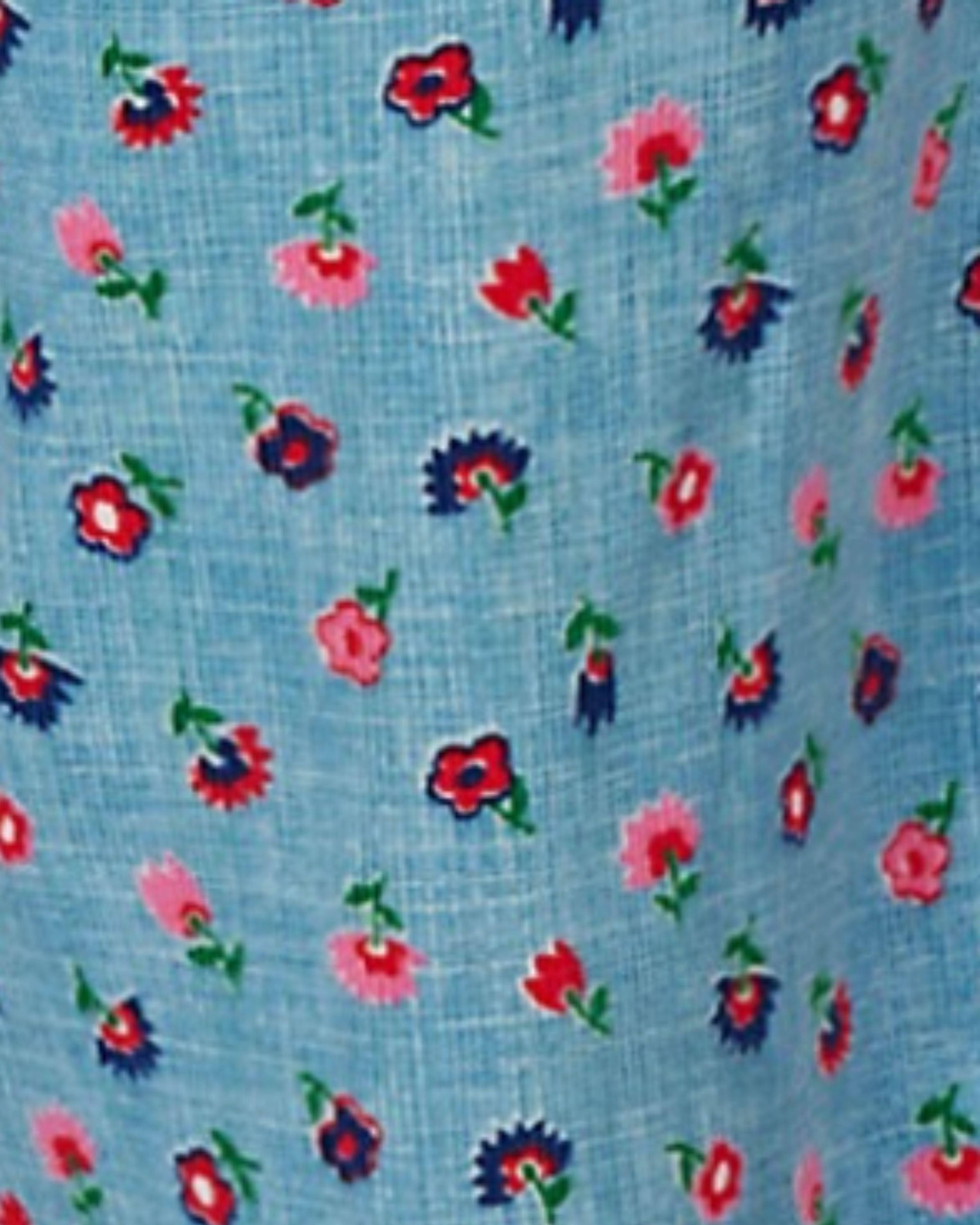 Late 20th-Century Floral Corduroy Pants