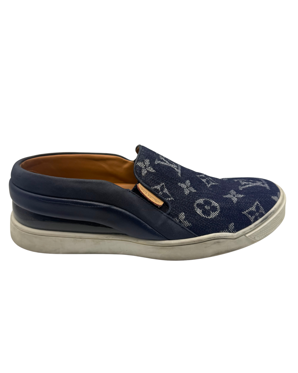 2010s Louis Vuitton Denim Monogram Sneakers