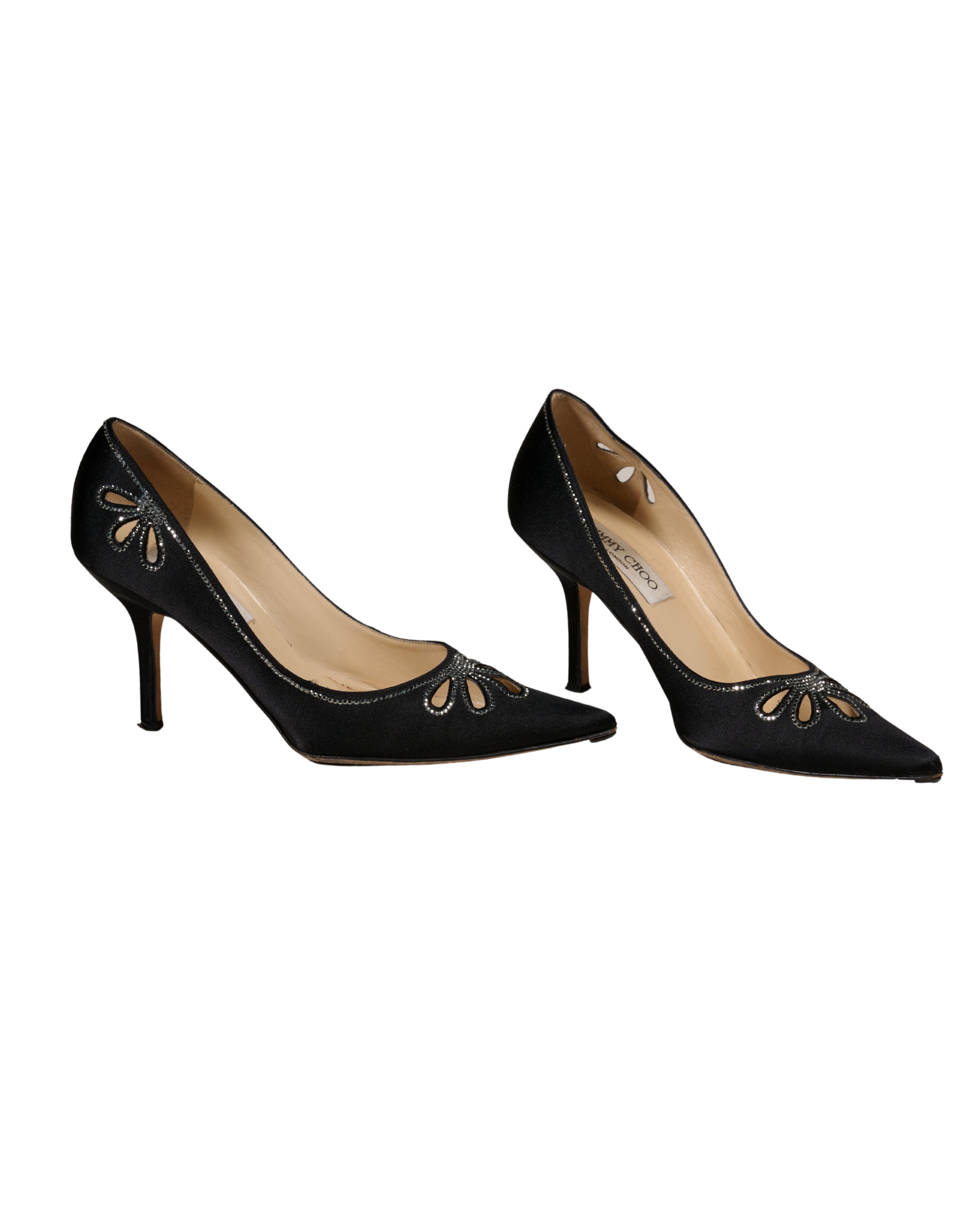 2000s Jimmy Choo Satin Pumps