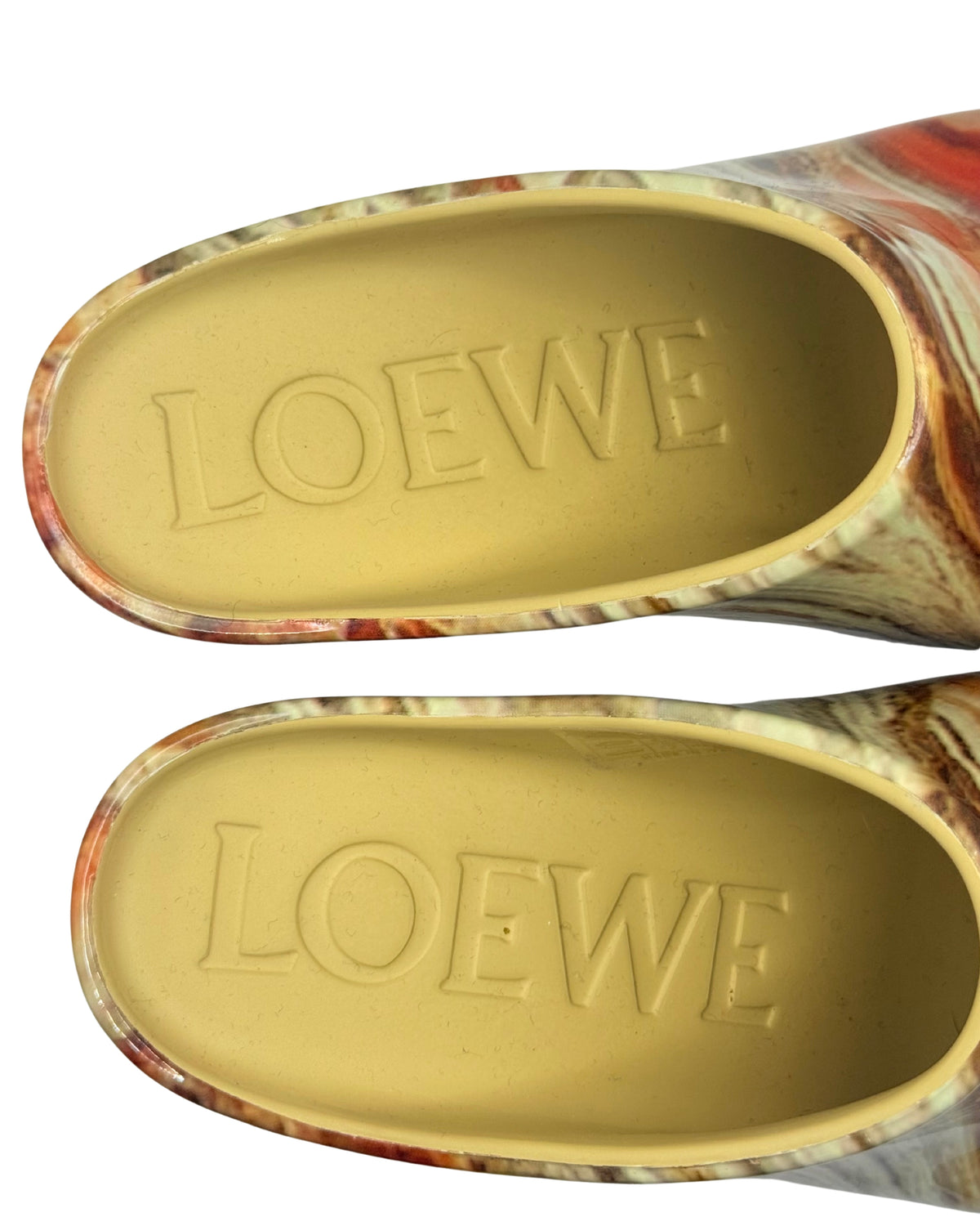 2023 Loewe Terra Foam Marbled Clogs