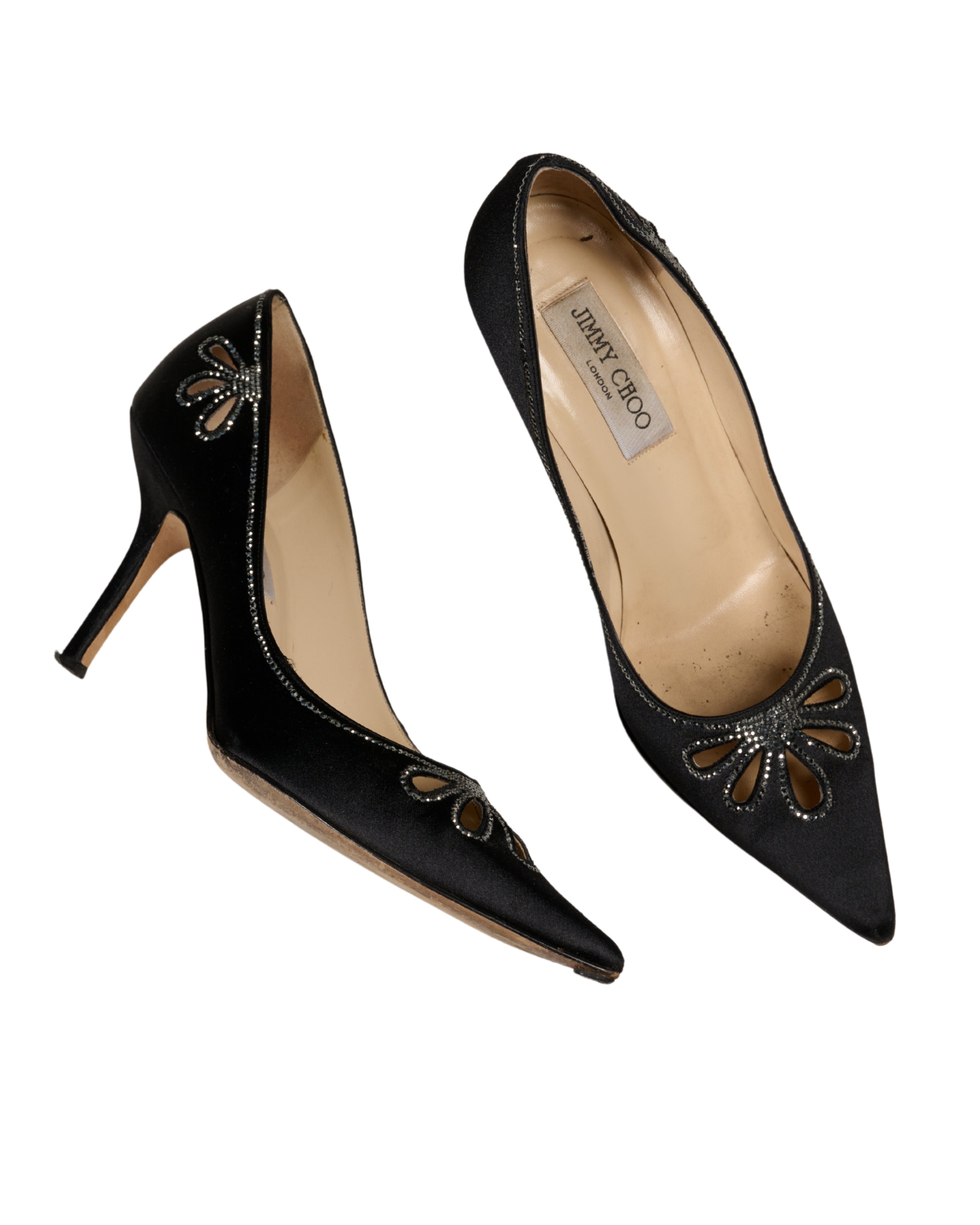 2000s Jimmy Choo Satin Pumps
