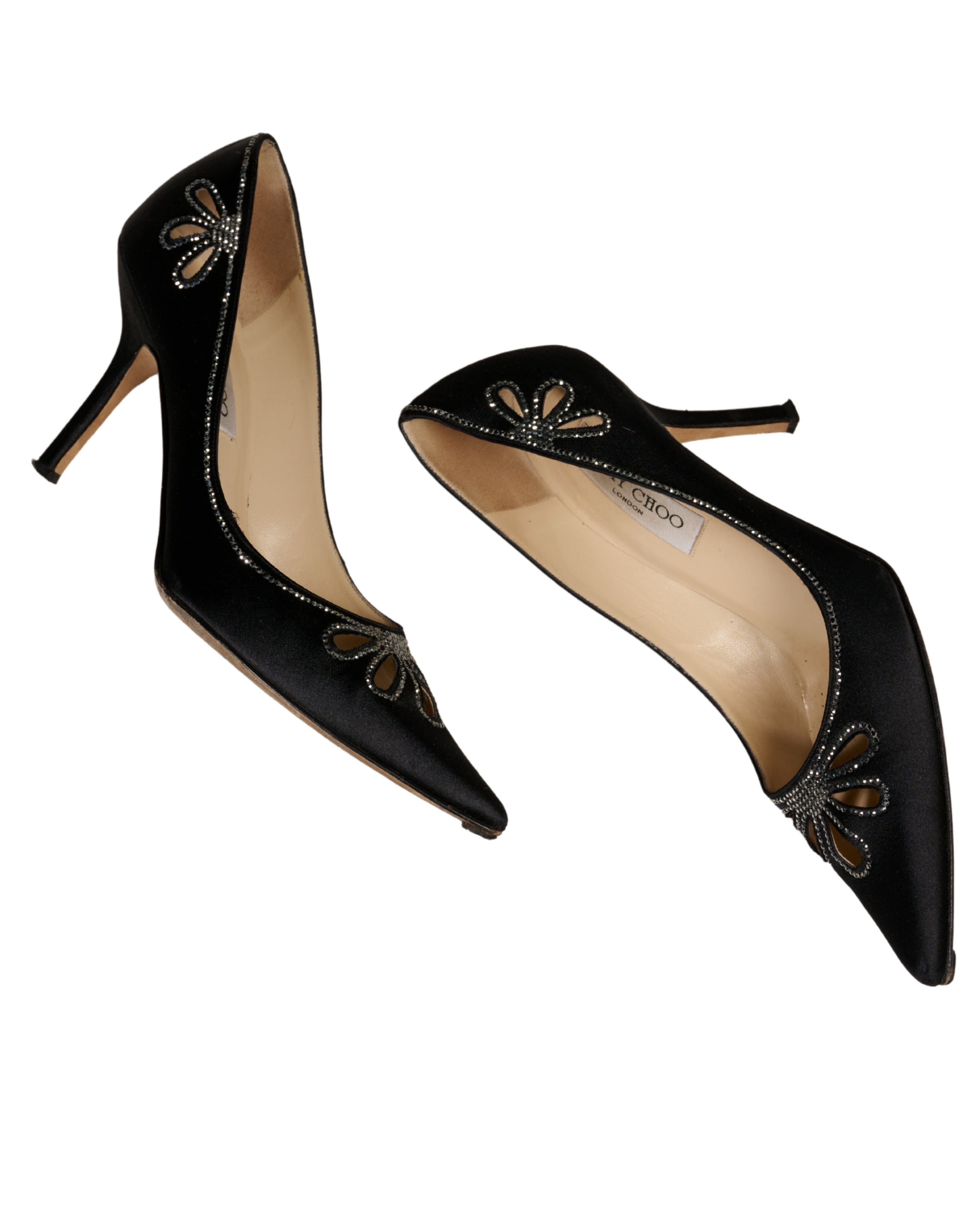 2000s Jimmy Choo Satin Pumps