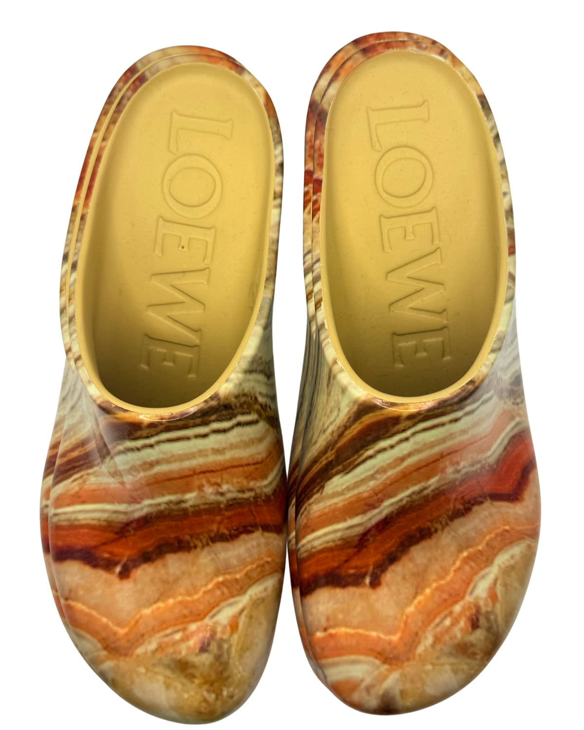2023 Loewe Terra Foam Marbled Clogs