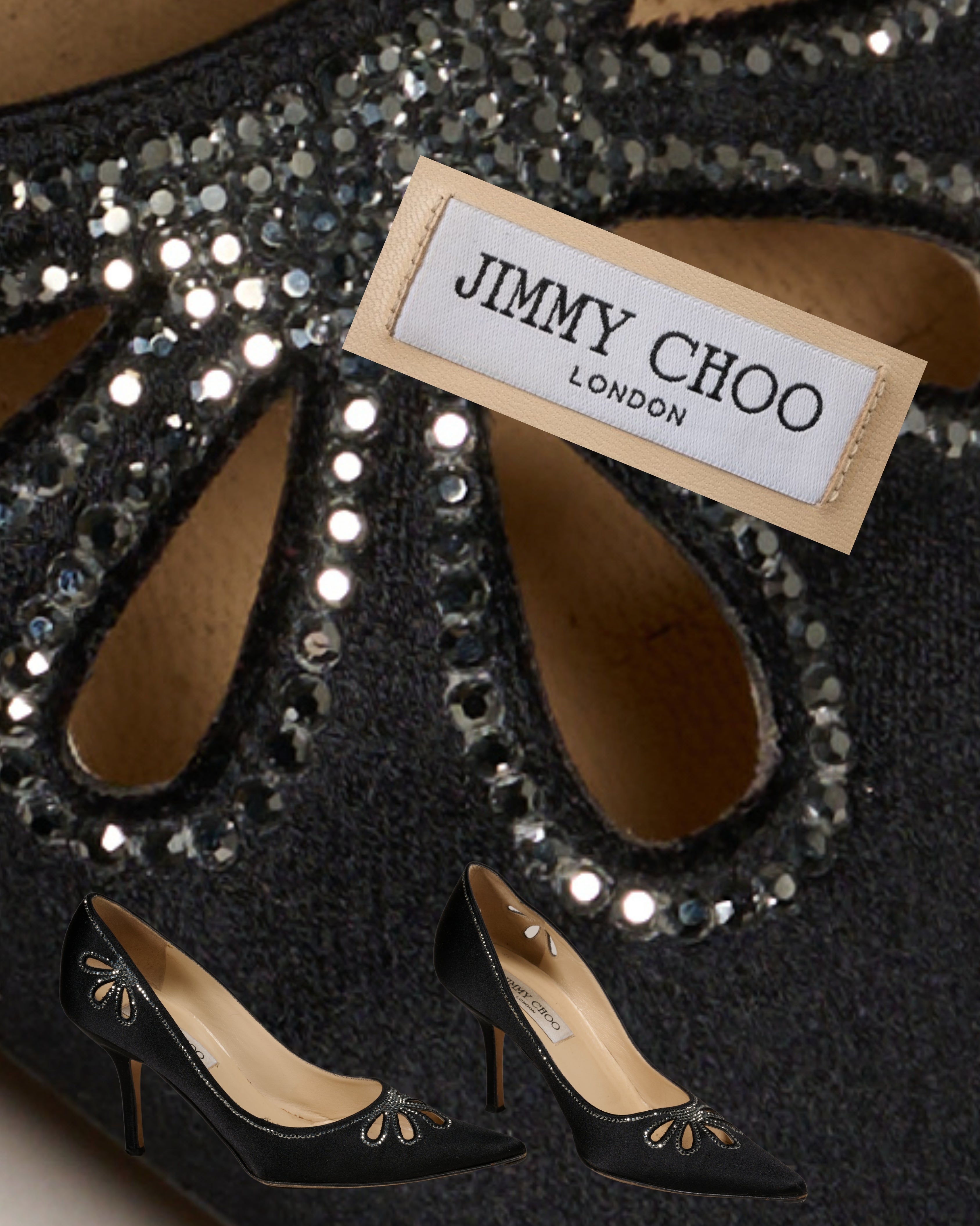 2000s Jimmy Choo Satin Pumps
