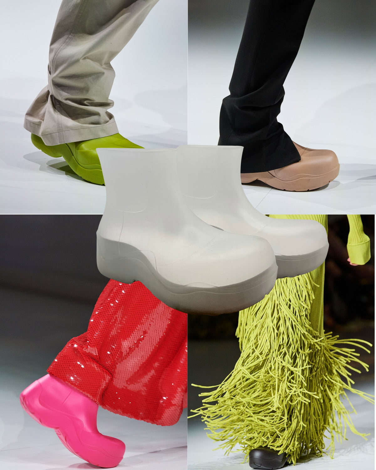 Fall 2020 Bottega Veneta Clear Puddle Boot