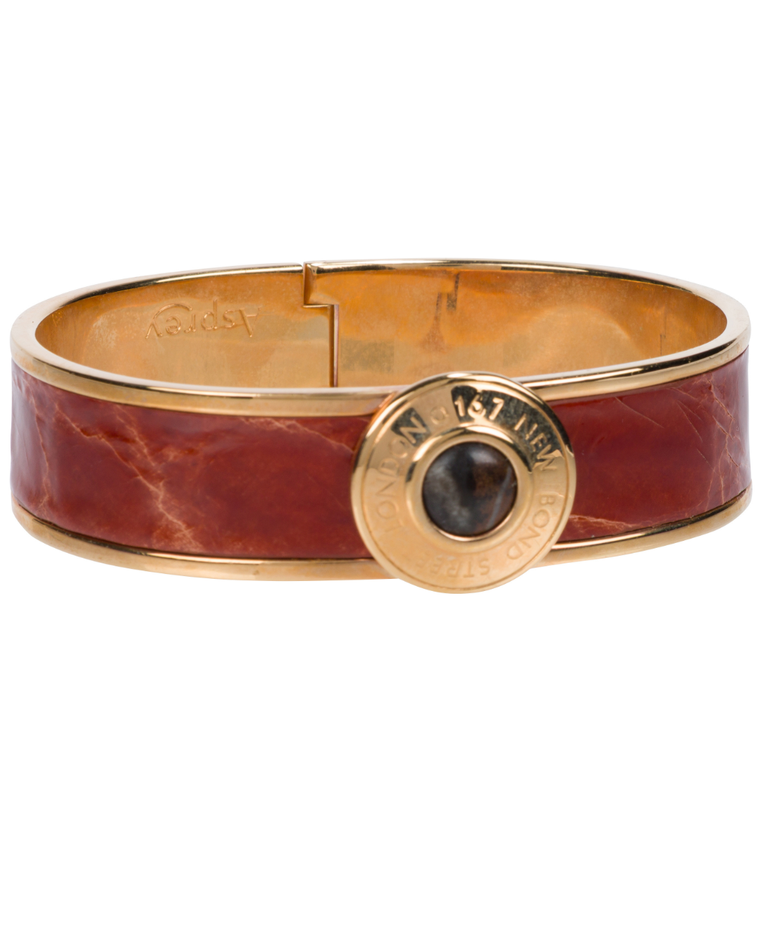 2000s Asprey Bond Street Narrow Button Cuff