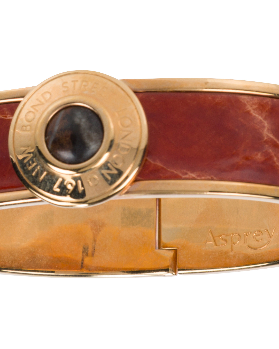 2000s Asprey Bond Street Narrow Button Cuff