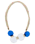 2010s Blue Acrylic Necklace