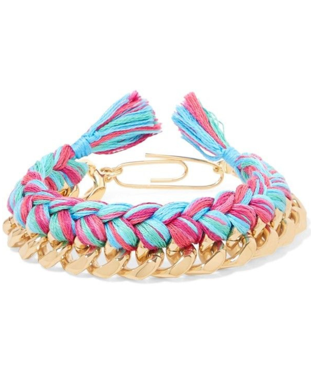 2010s Aurélie Bidermann Woven Chain Bracelet