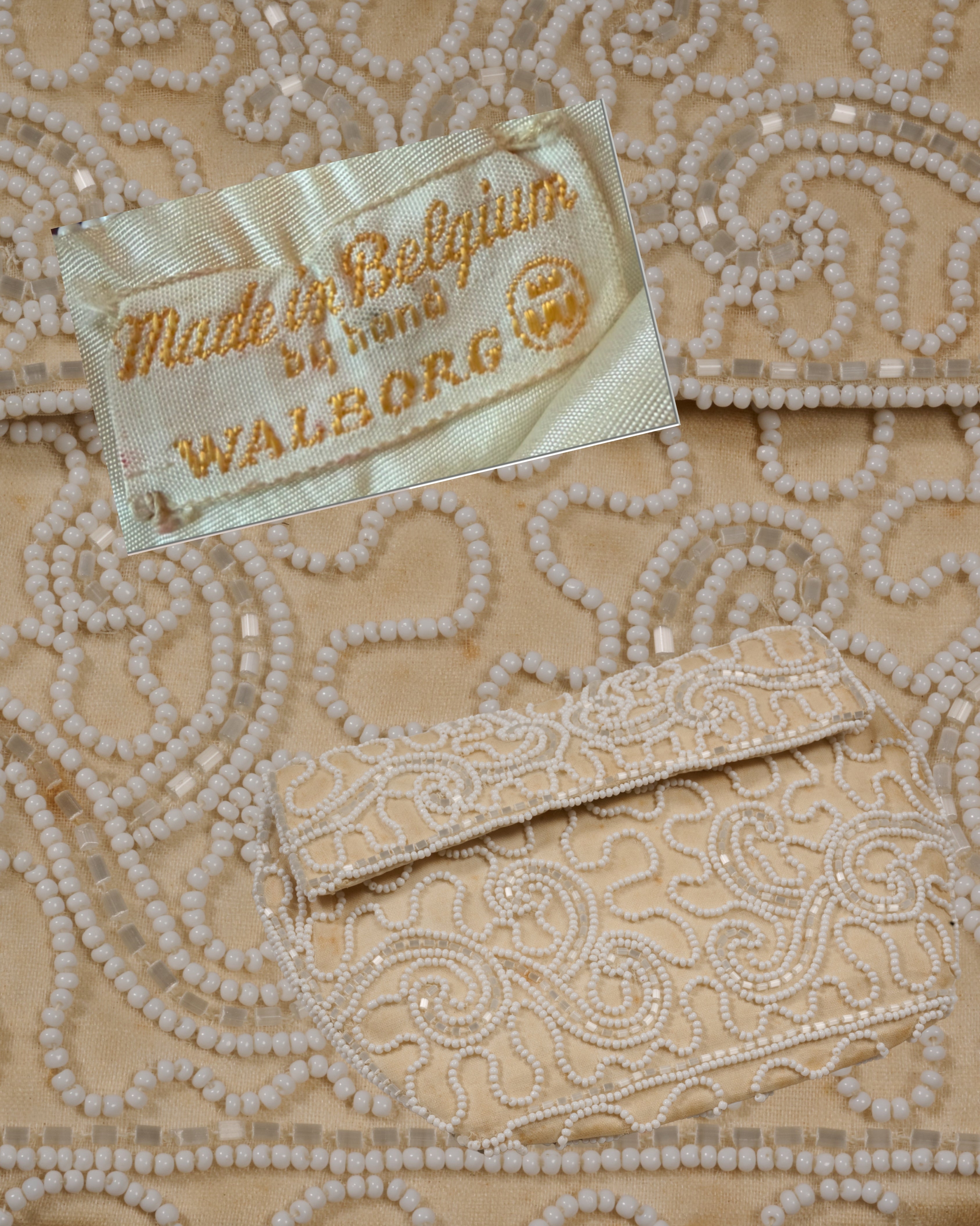 c. 1960s Walborg Beaded Clutch