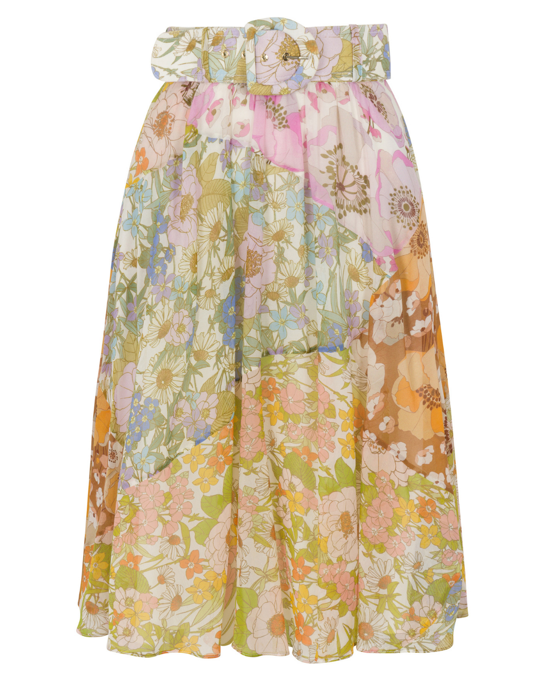 Resort 2020 Zimmermann Belted Midi Skirt