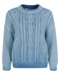 2020s Christina Lehr Cotton Cable knit Sweater