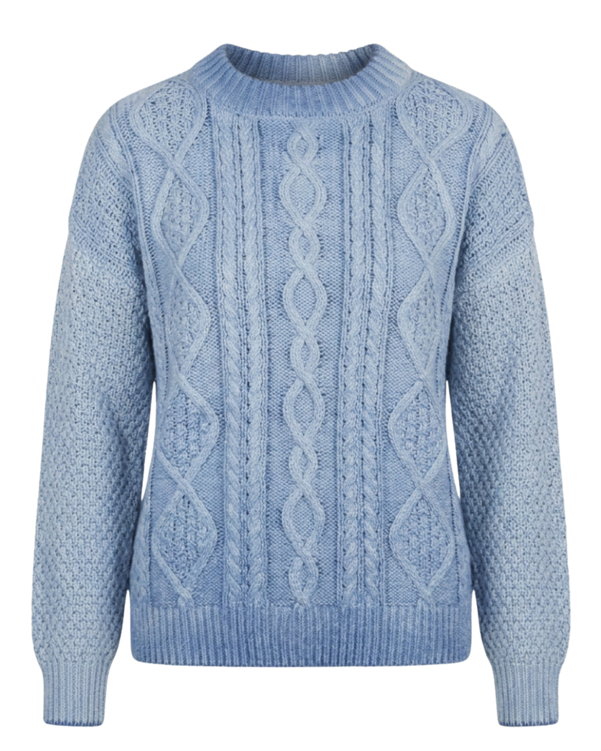 2020s Christina Lehr Cotton Cable knit Sweater