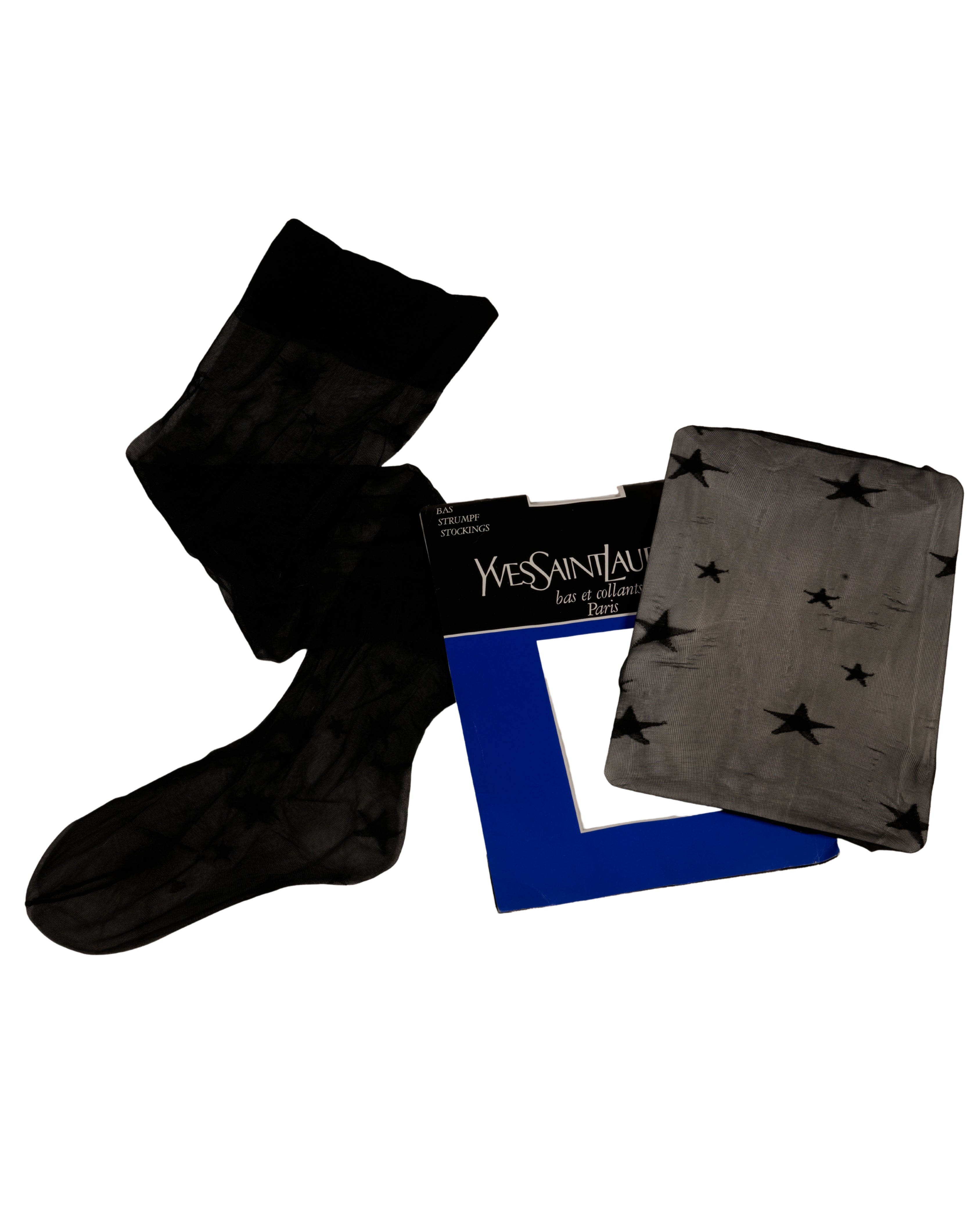 1980s YSL Star-Patterned Tights