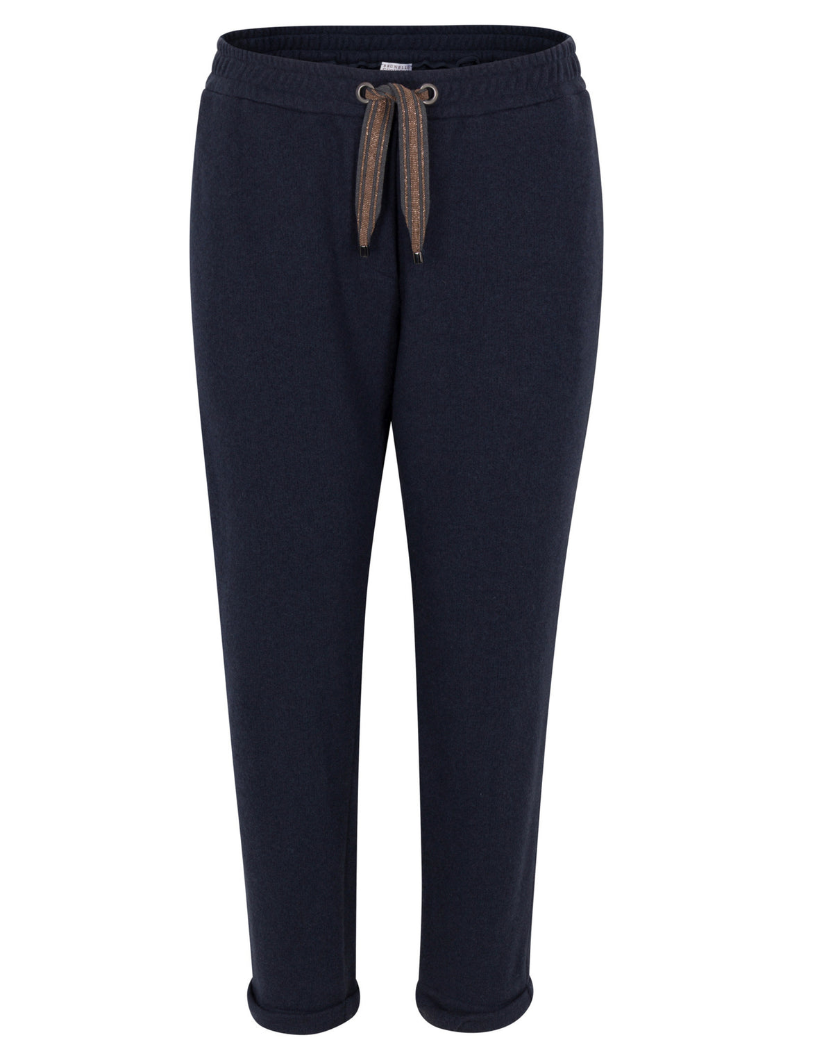 2020s Brunello Cucinelli Dark Blue Cashmere Joggers