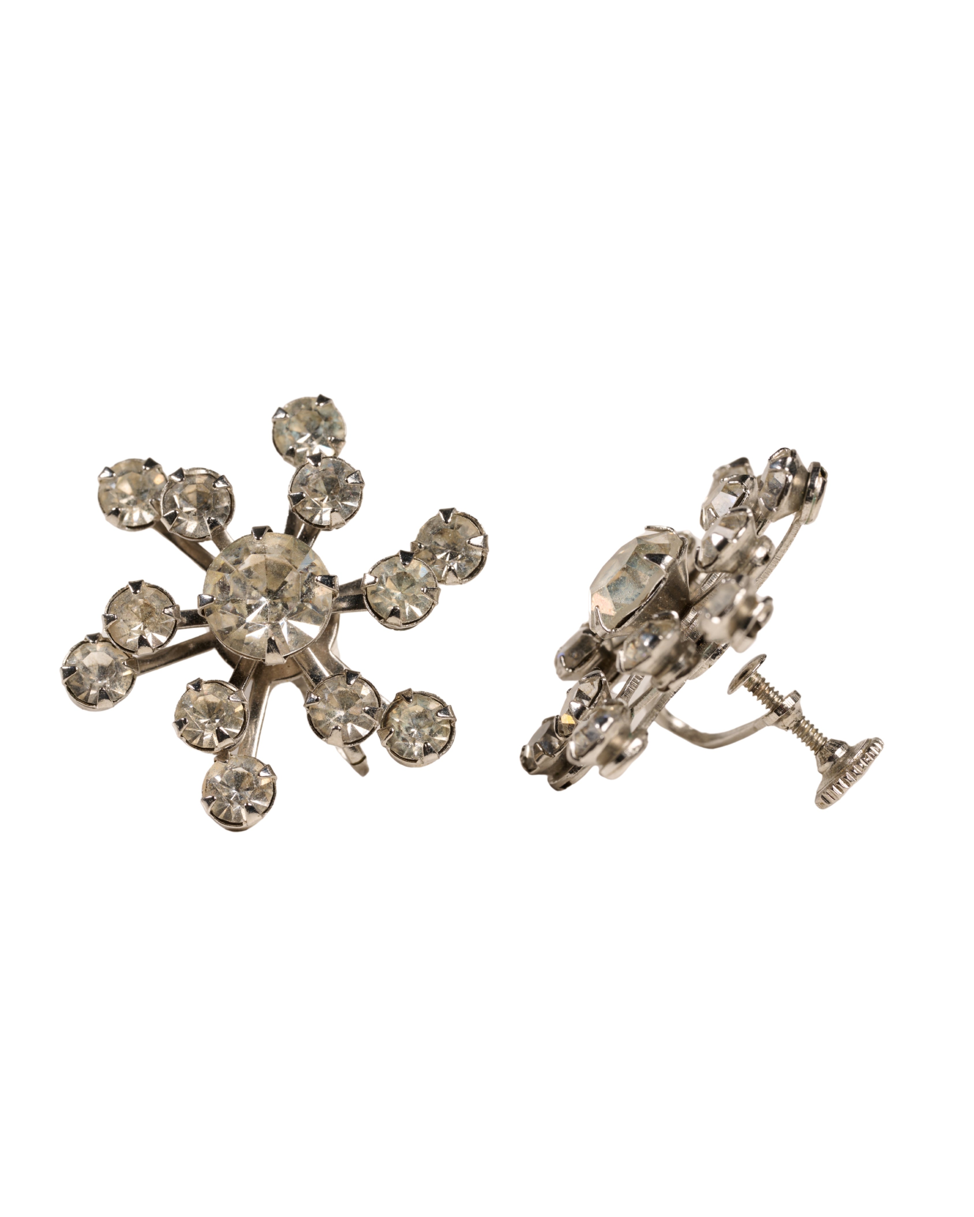 1950s/60s Starbust Screw-Back Earrings