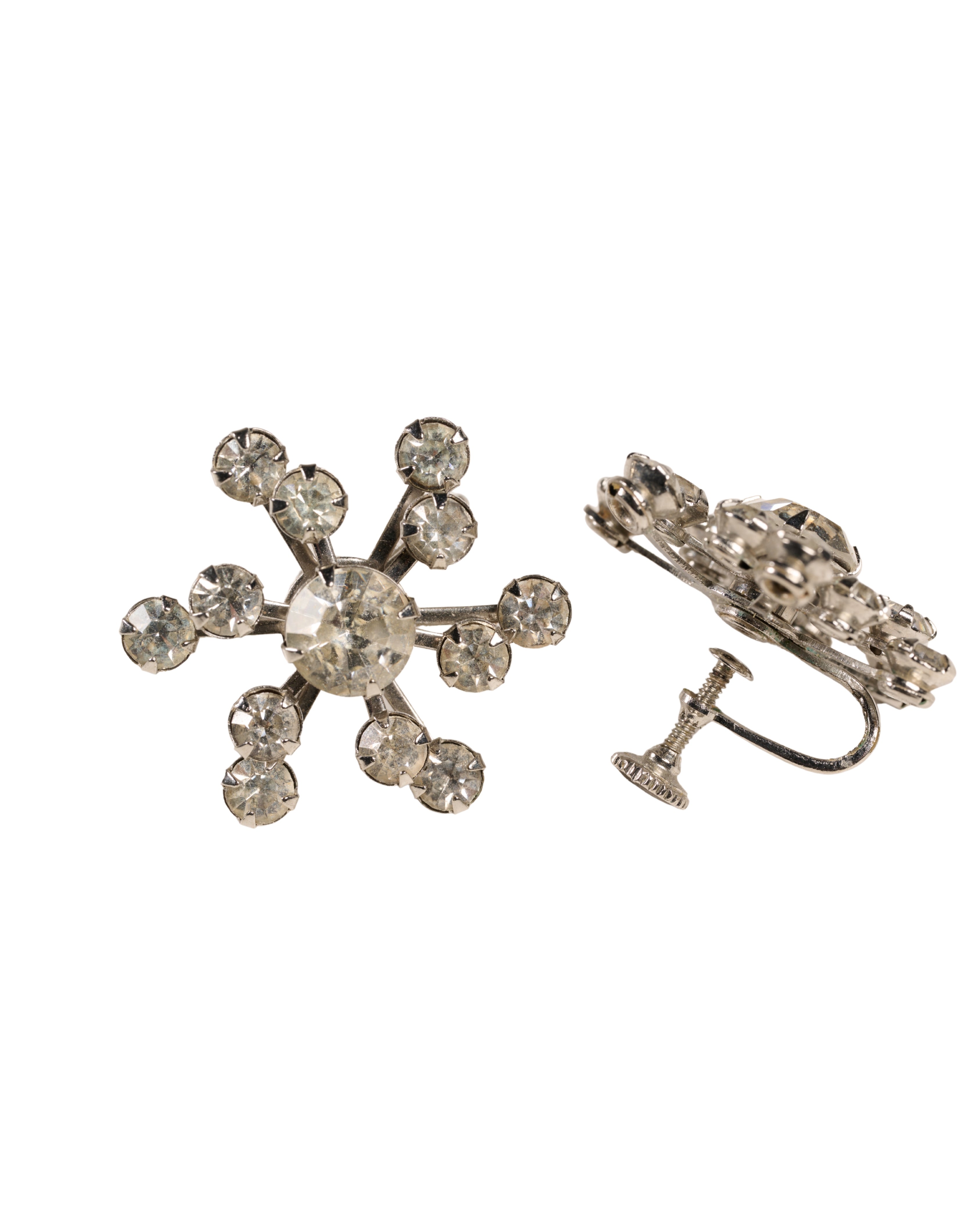 1950s/60s Starbust Screw-Back Earrings