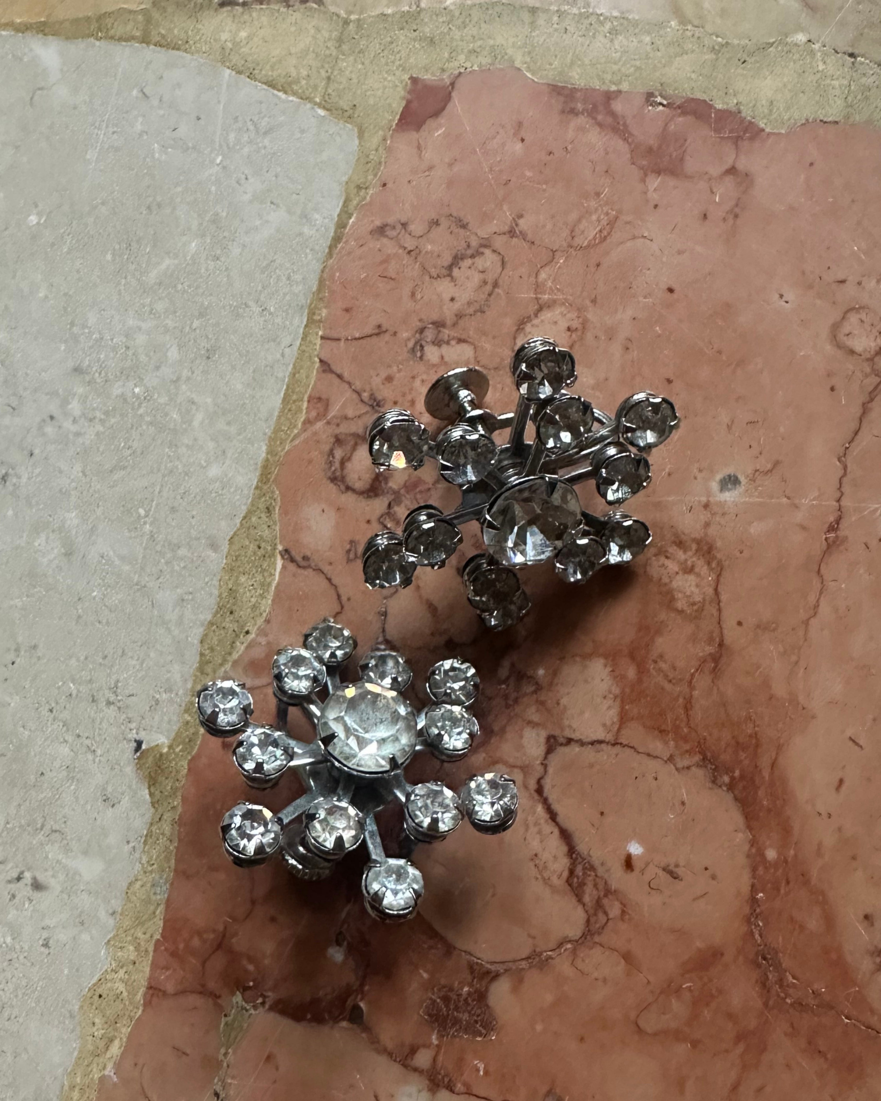 1950s/60s Starbust Screw-Back Earrings
