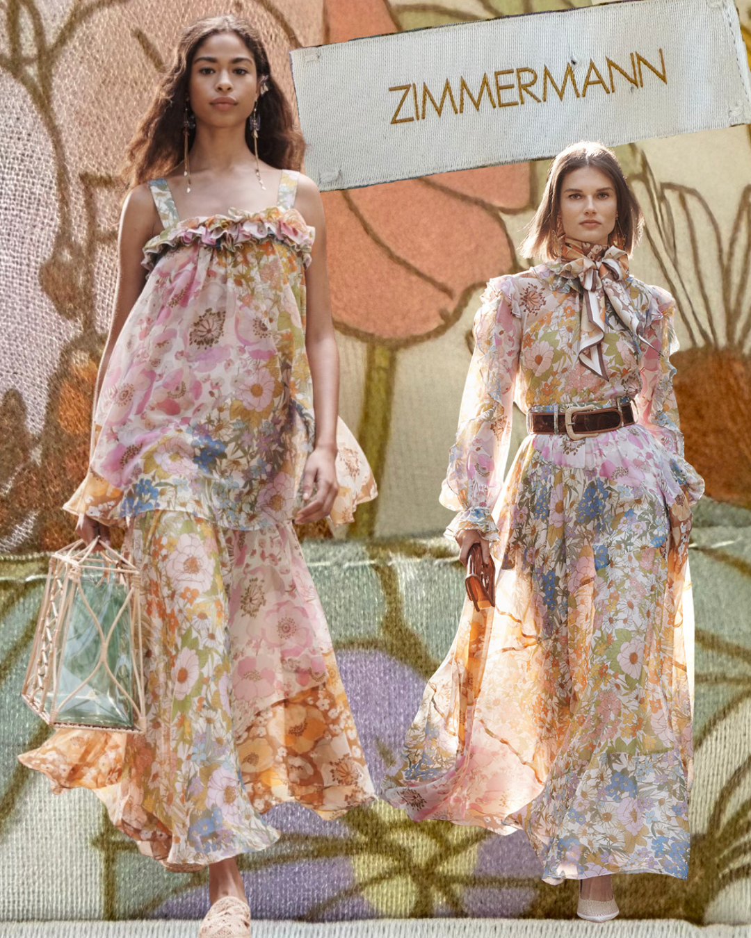 Resort 2020 Zimmermann Belted Midi Skirt