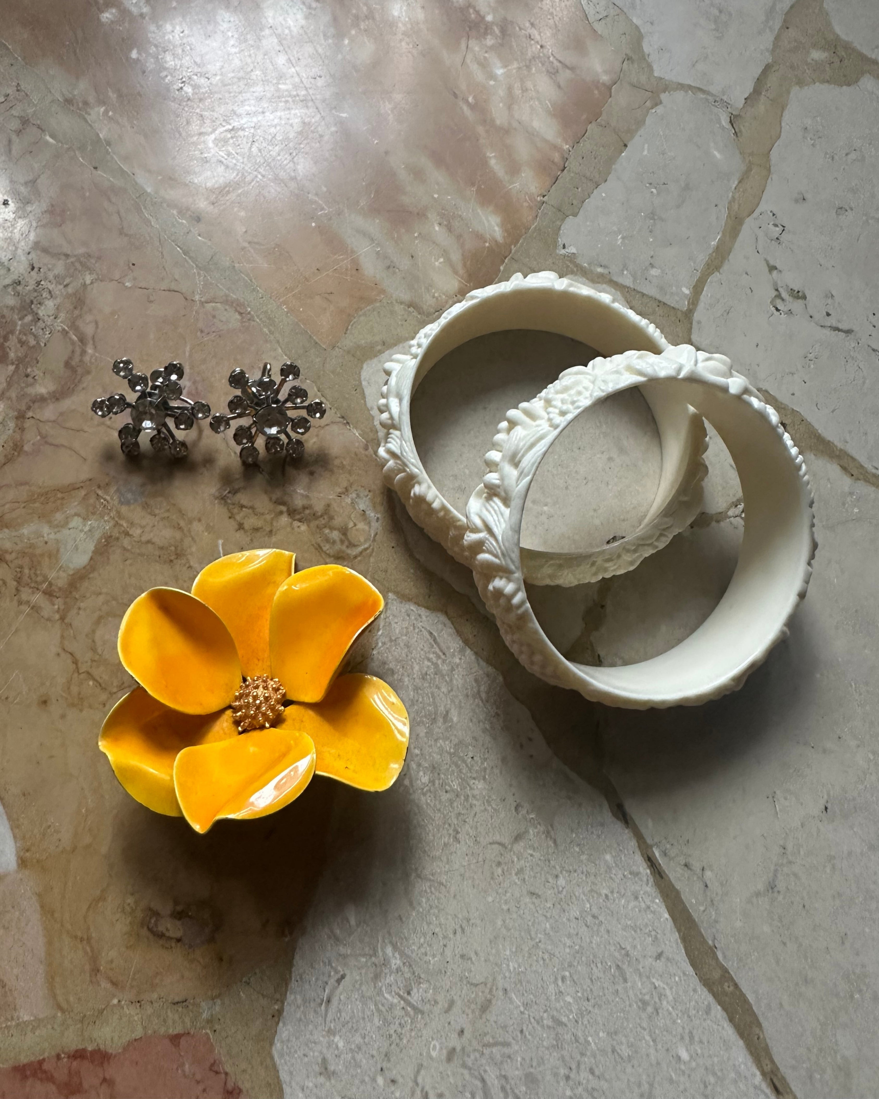 1960s/70s Carved Bangles Set