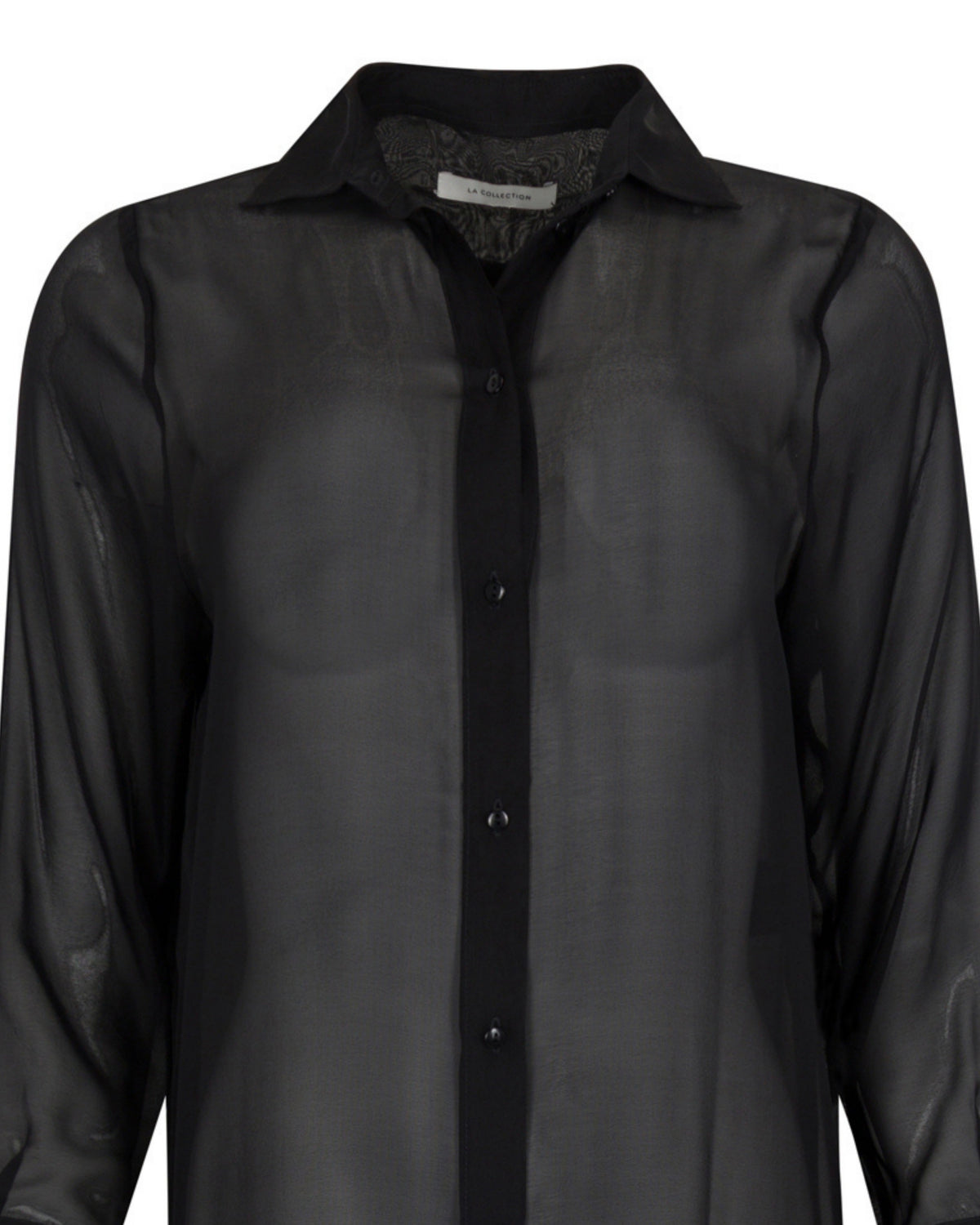 2020s La Collection Silk Sheet Button Up
