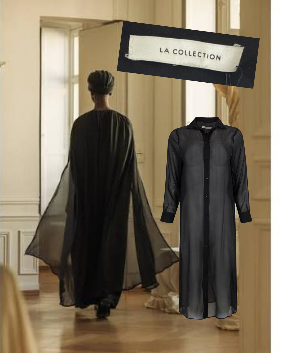 2020s La Collection Silk Sheet Button Up