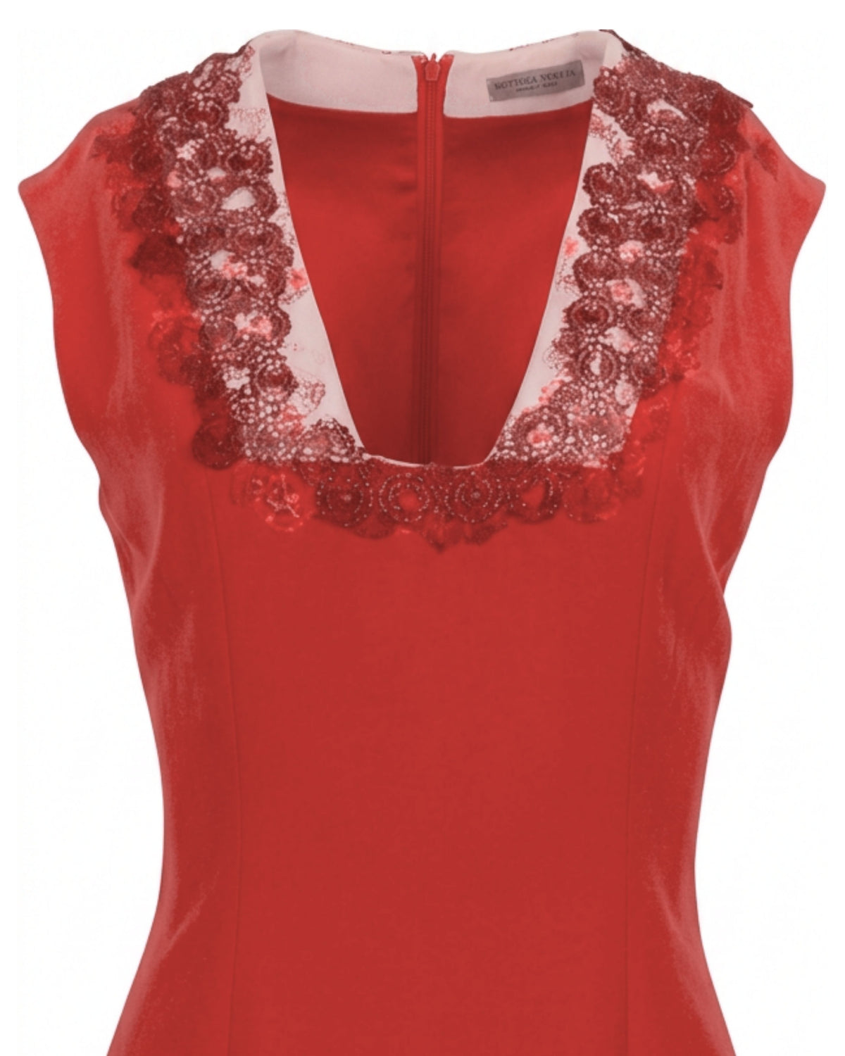 2010s Bottega Venetta Red Dress