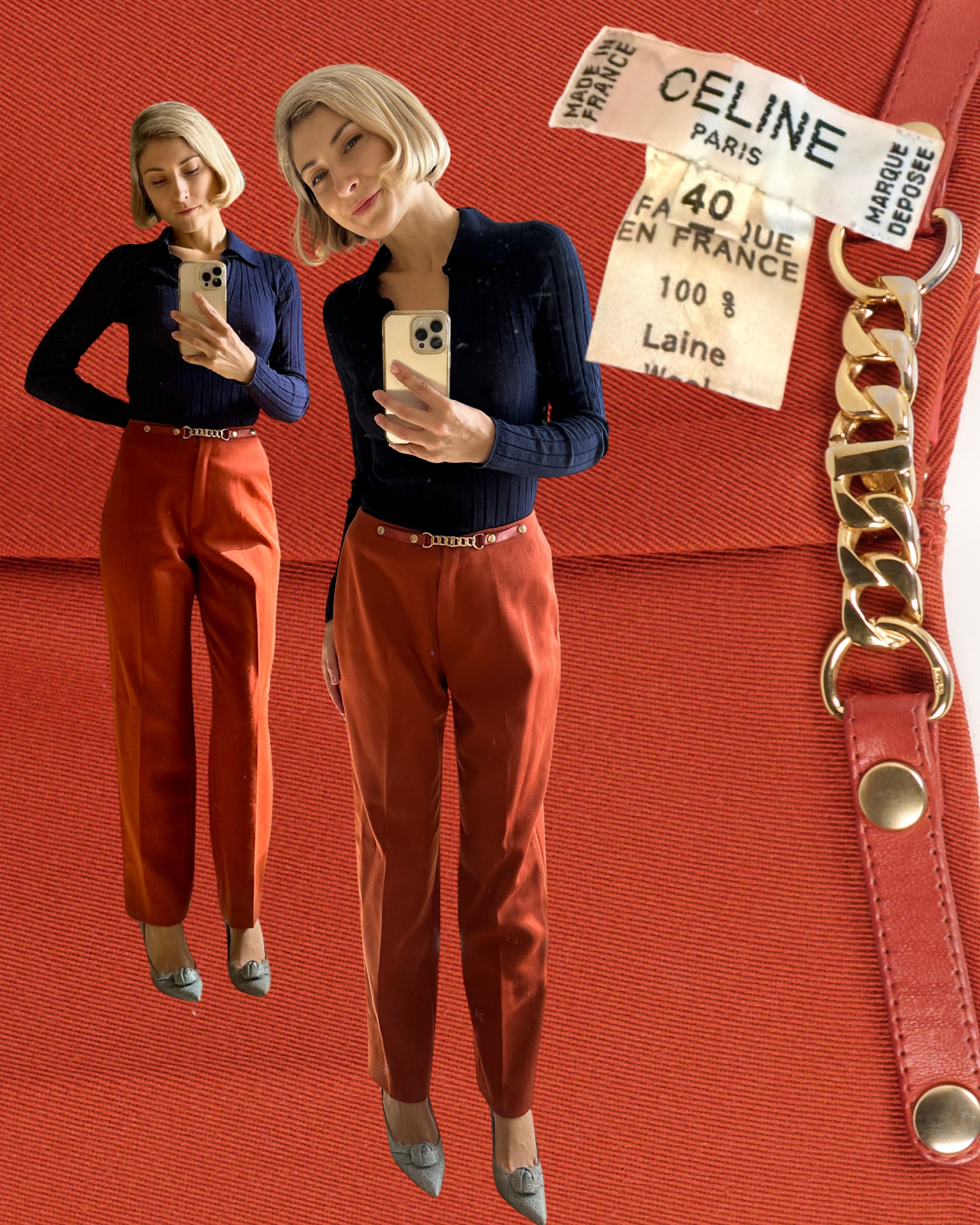 1960s/70s Céline Wool Trousers