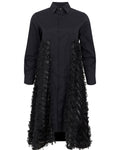 2010s Noir Kei Ninomiya Comme des Garçons Navy Dress
