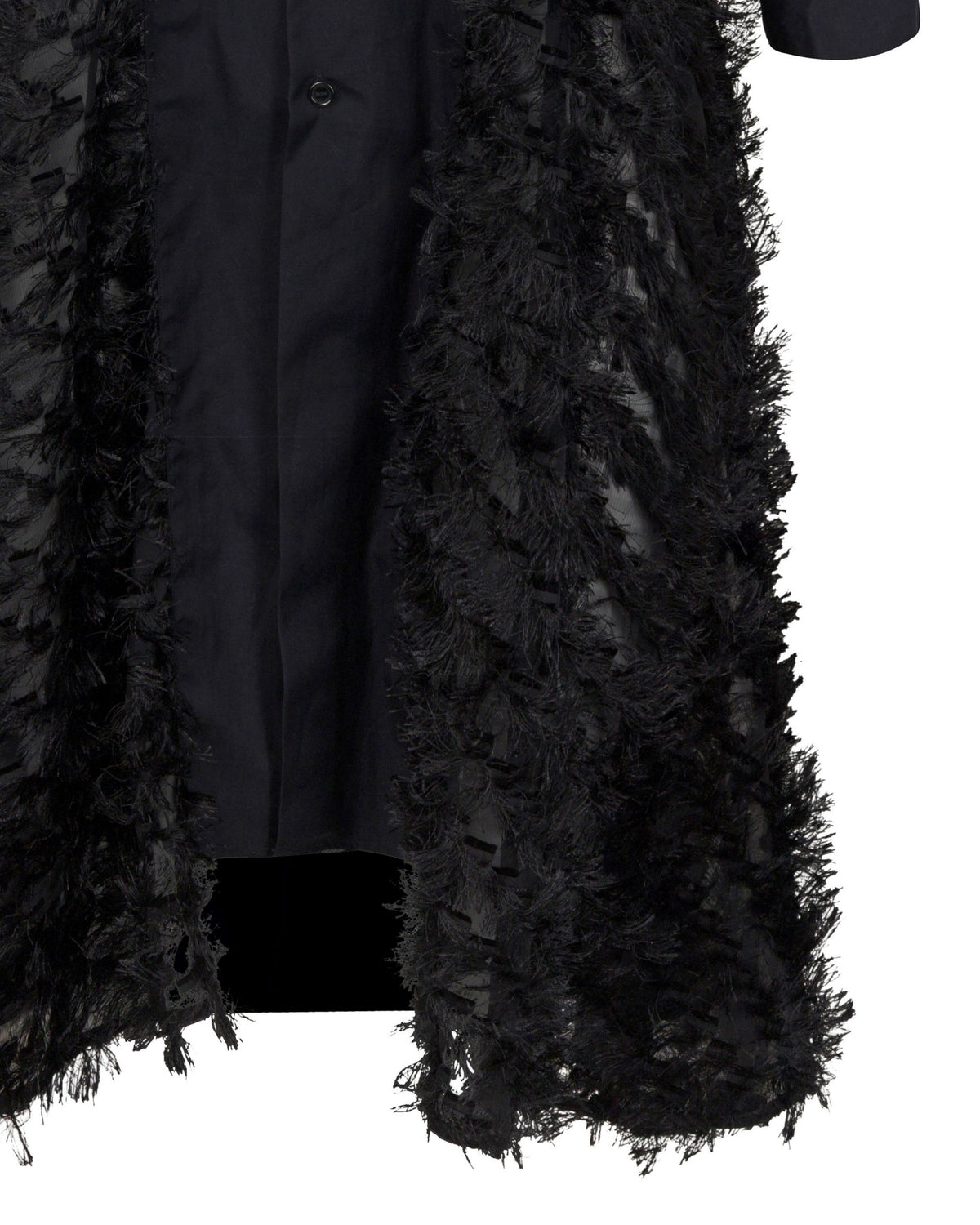 2010s Noir Kei Ninomiya Comme des Garçons Navy Dress