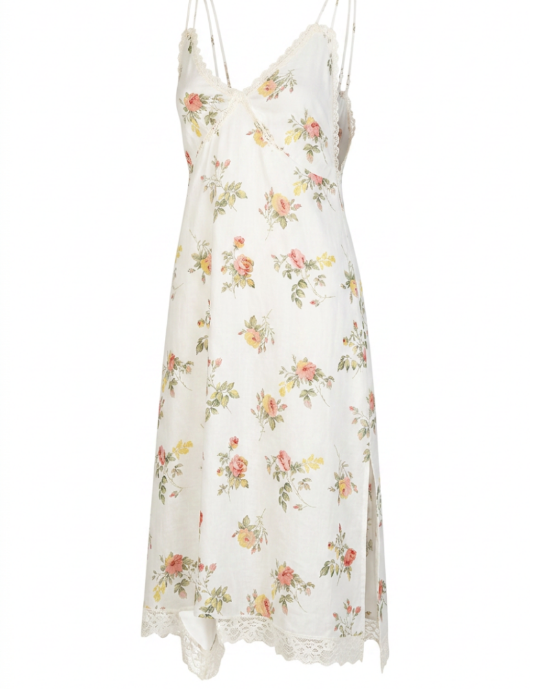2010s R13 Deconstructed Floral Slip Dress