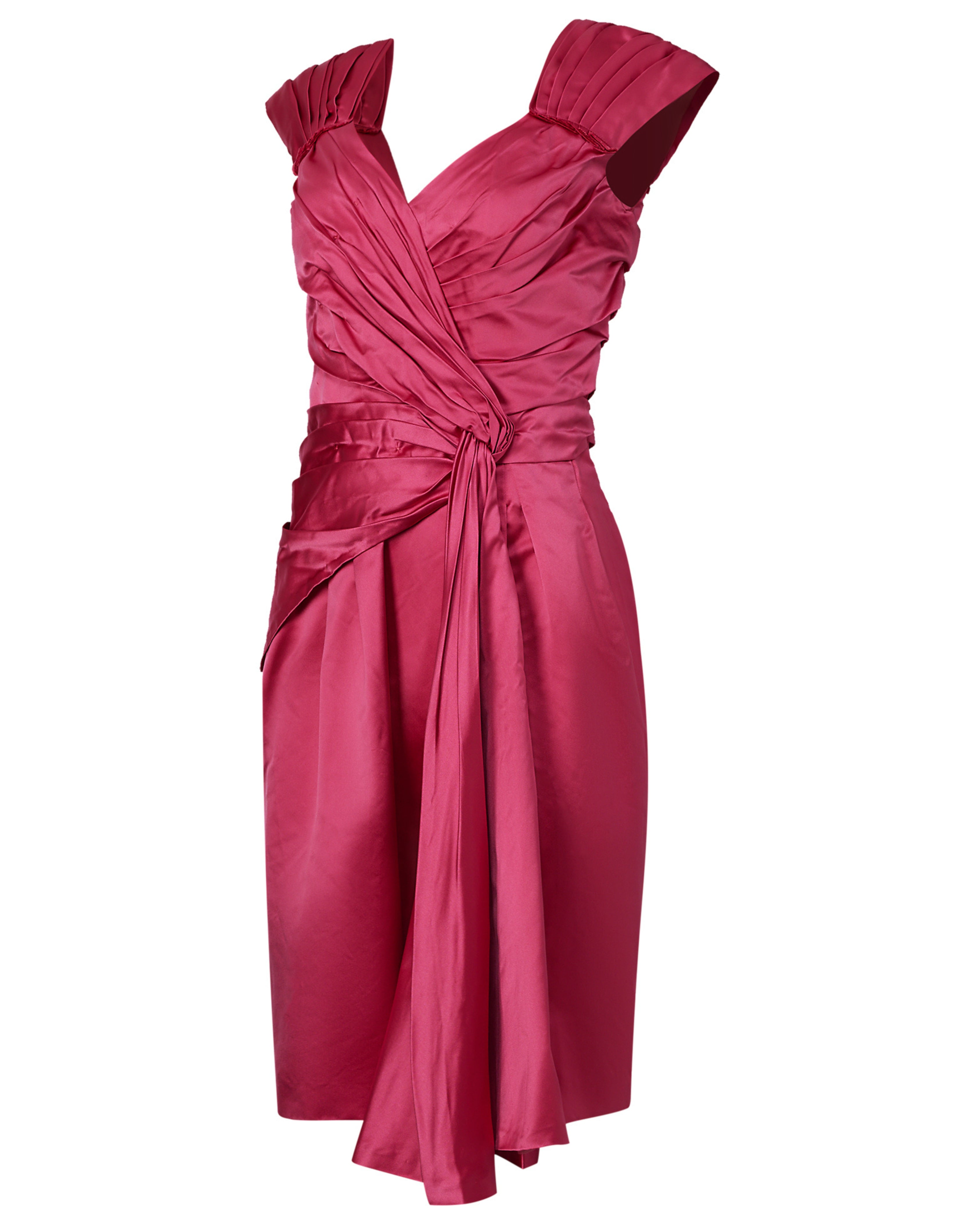 Spring 2007 Prada Pink Satin Dress