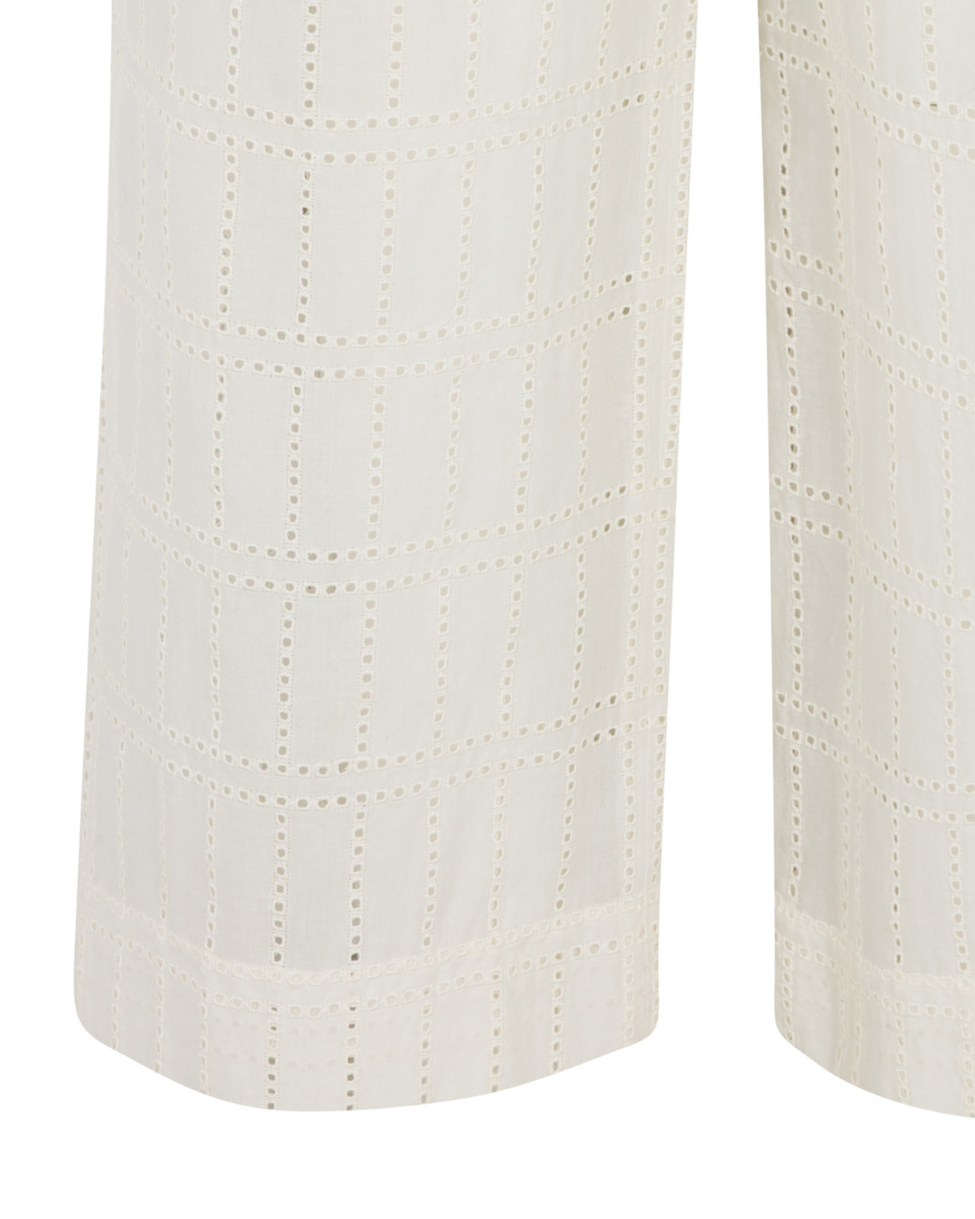 2010s Blumarine White Eyelet Pants