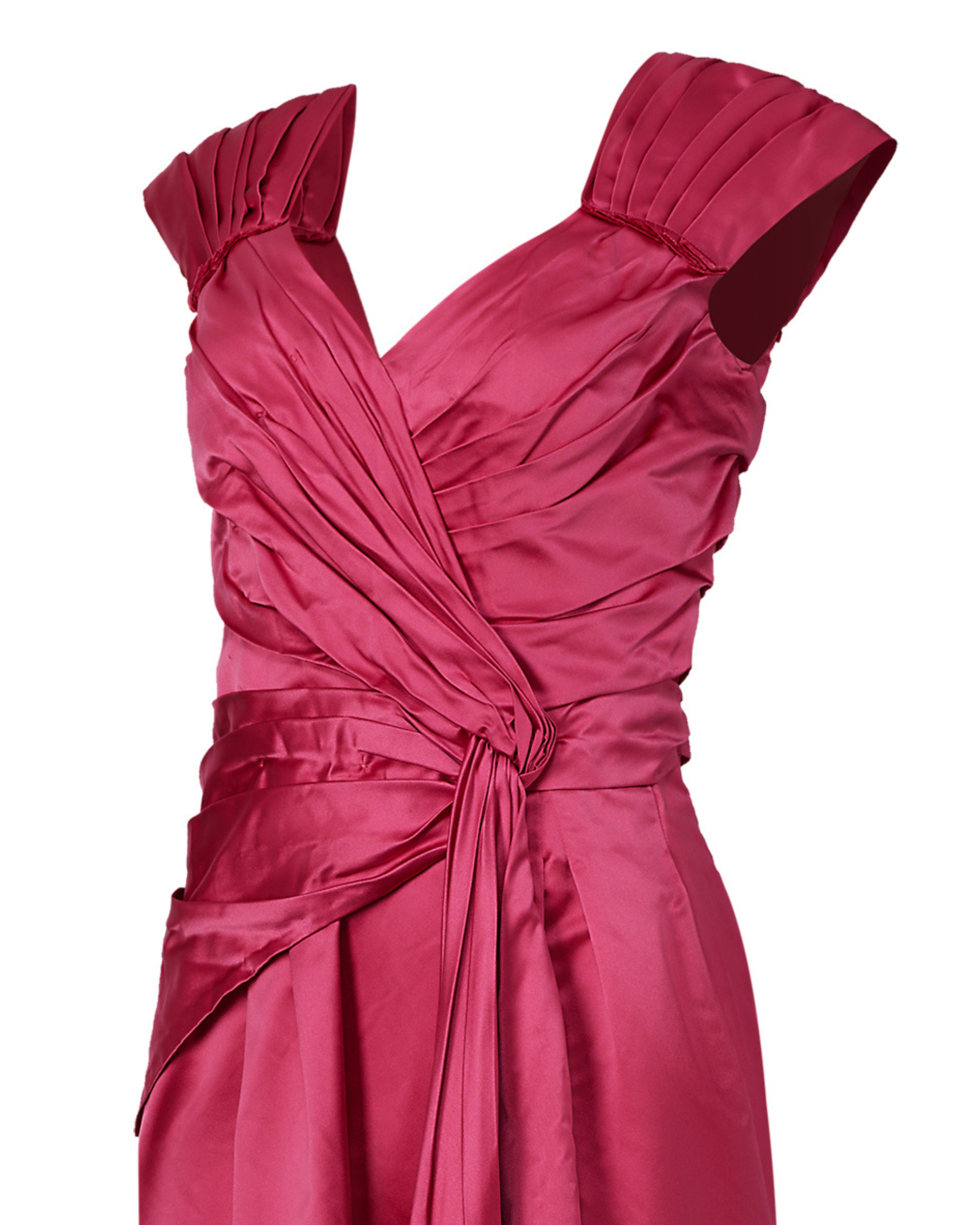 Spring 2007 Prada Pink Satin Dress