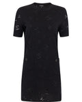 Cruise 2020 Chanel Logo Knit Black Dress