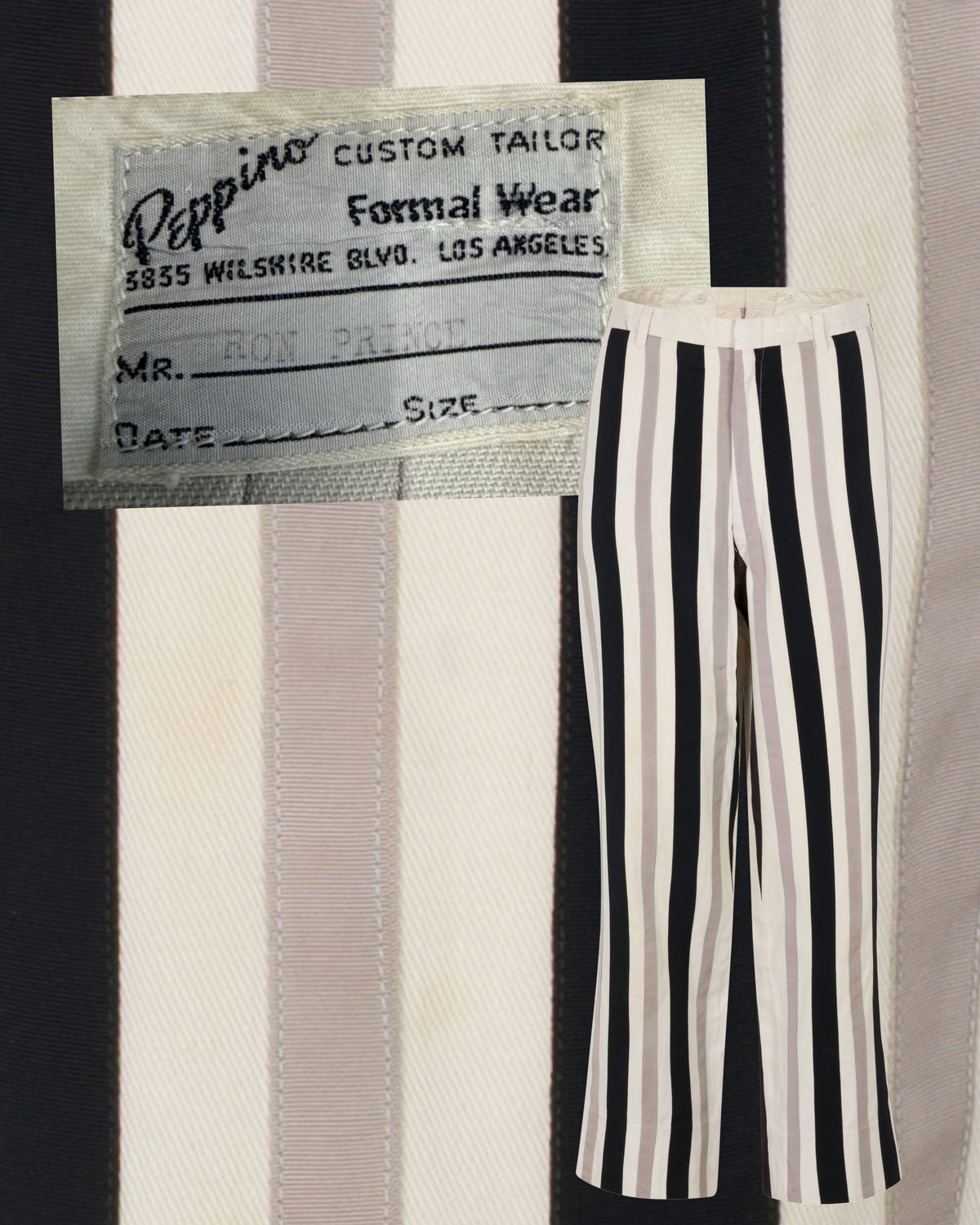 ’60s/’70s Peppino Striped Pants
