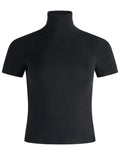 2010s Prada Black Cashmere Turtleneck Sweater