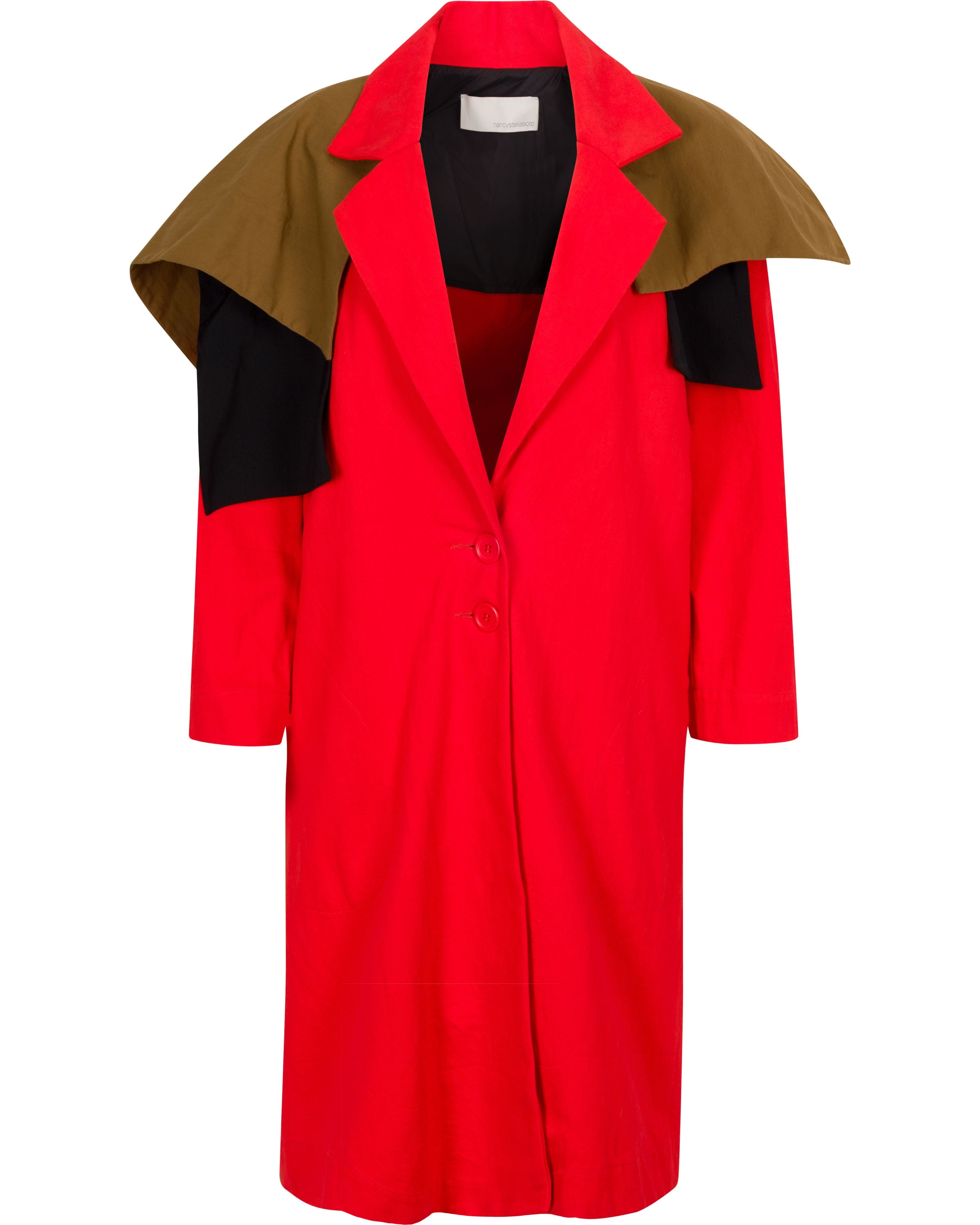 2020s Nancystellasoto Colorblocked Coat