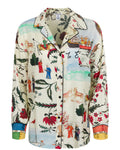 Spring 2019 Oscar de la Renta Silk Pajama Set